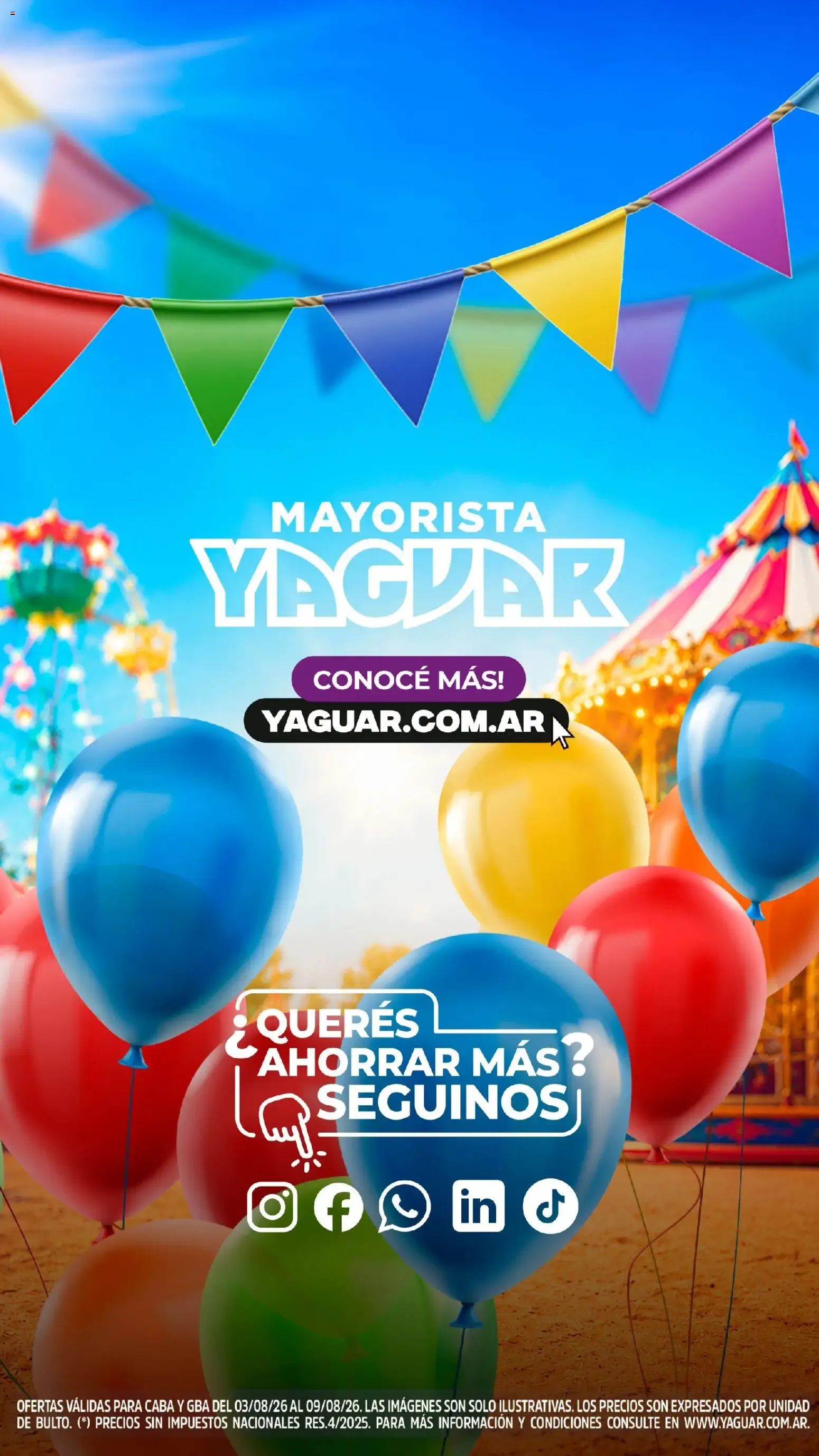 Ofertas de Viví el Día del Niño en Yaguar 3 de agosto al 9 de agosto 2026 - Página 6 del catálogo