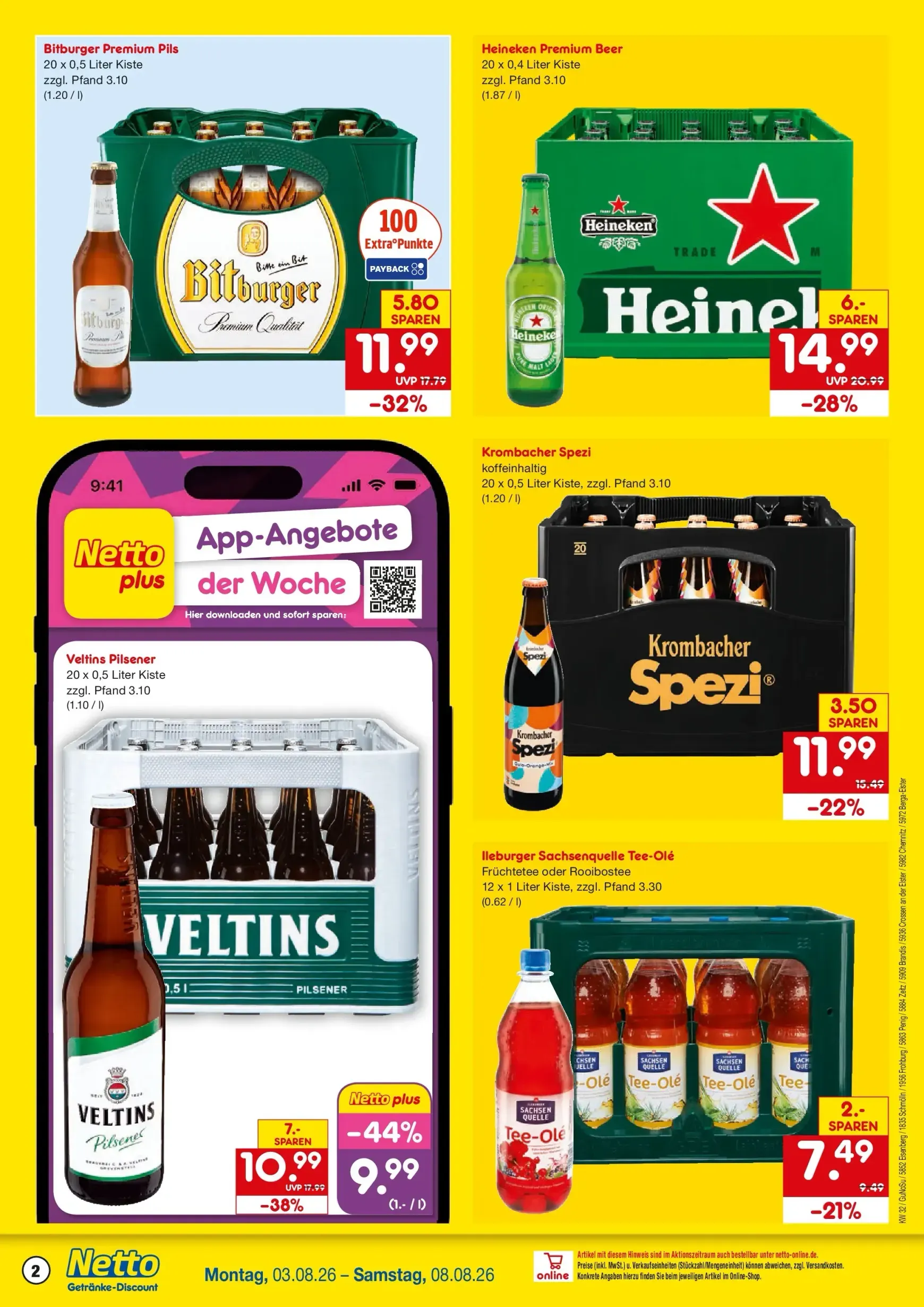 Netto Getränke-Discount von 3. August bis 8. August 2026 - Prospekt seite 2