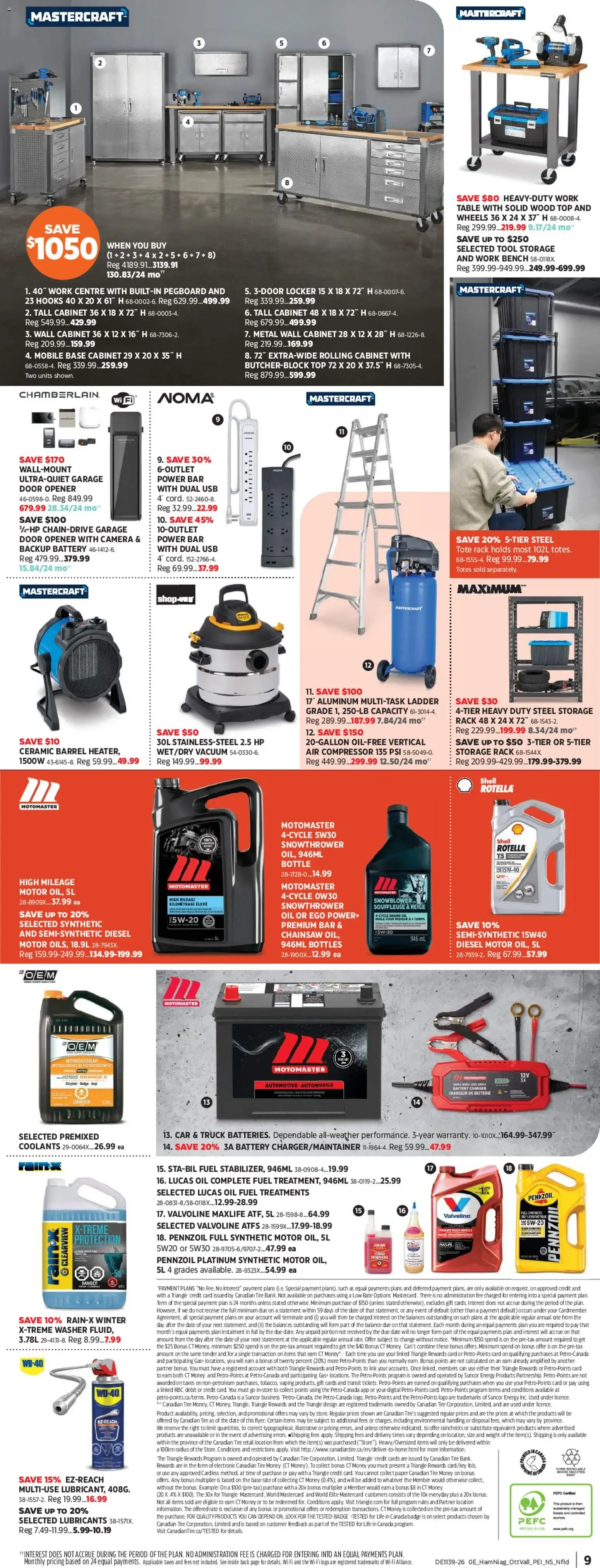 Canadian Tire flyer - Fall inspirations from Sep 24, 2026 > weekly specials & deals from September 24 to October 14 2026 - flyer page 9
