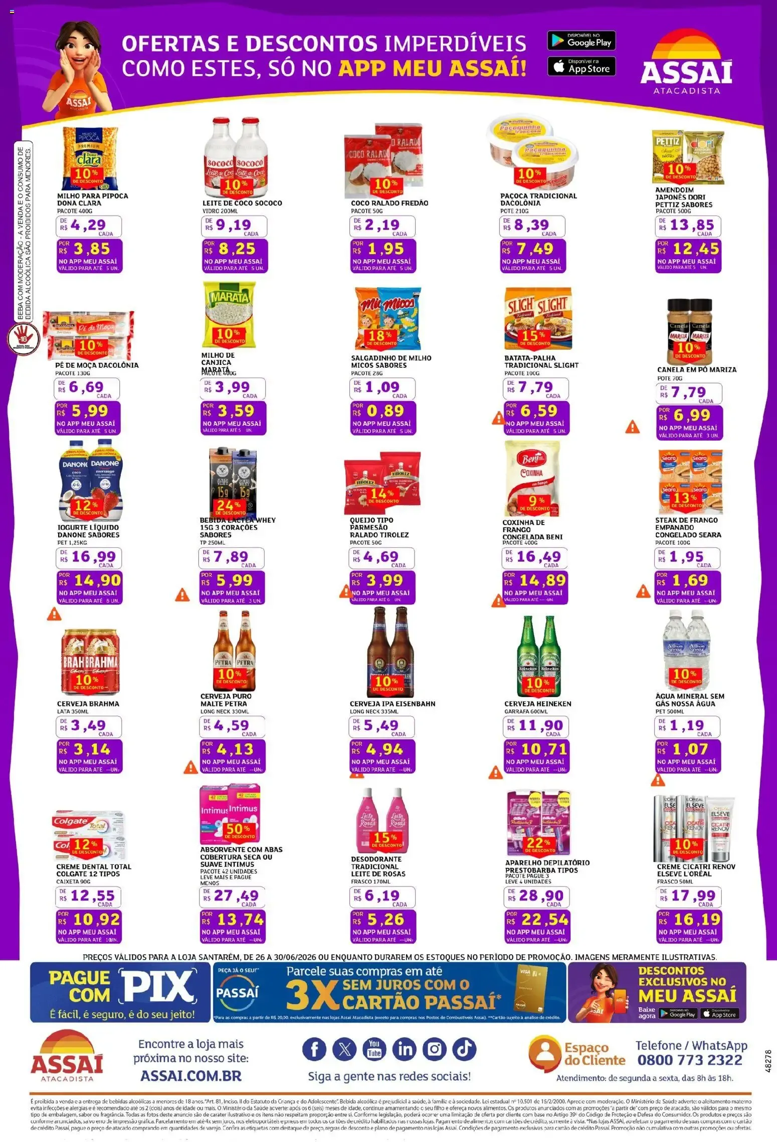 Encarte de Assaí Atacadista ofertas - PA de 29/06/2026 | Promoções Online 26 de junho até 30 de junho 2026 - Pagina 3