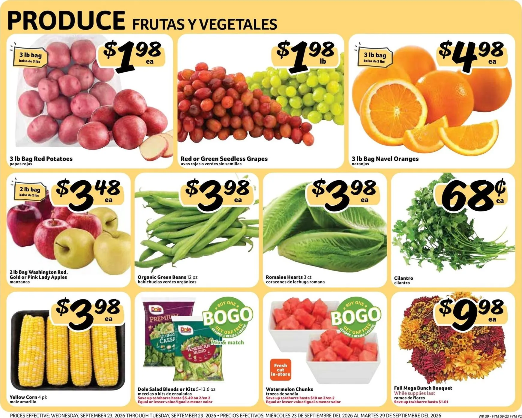 Weekly ad Current Fresco y Más leaflet valid from Wednesday 09/23/2026 to Tuesday 09/29/2026 from September 23 to September 29 2026 - Page 2