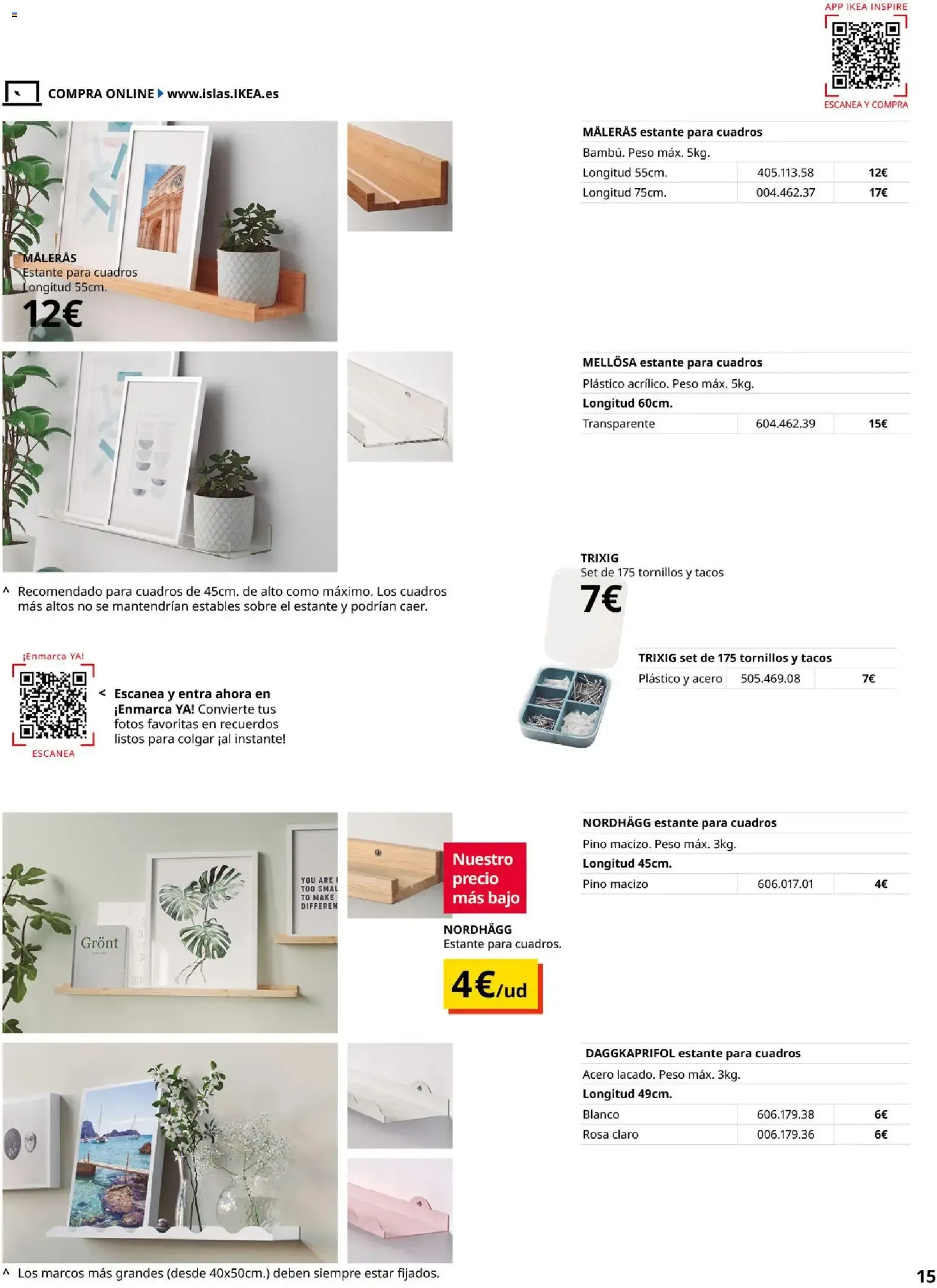 Catálogo de IKEA - Enmarca ya del 01/09/2026 1 de septiembre al 31 de enero 2027 - Página 15