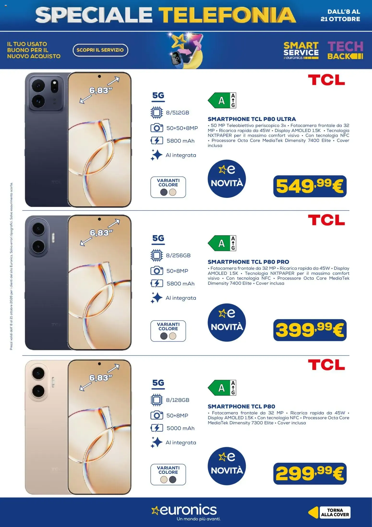 Nuovo Euronics volantino Telefonia dal 08/10/2026 > offerte anteprima 🛍️ da 8 ottobre a 21 ottobre di 2026 - Pagina del volantino 12