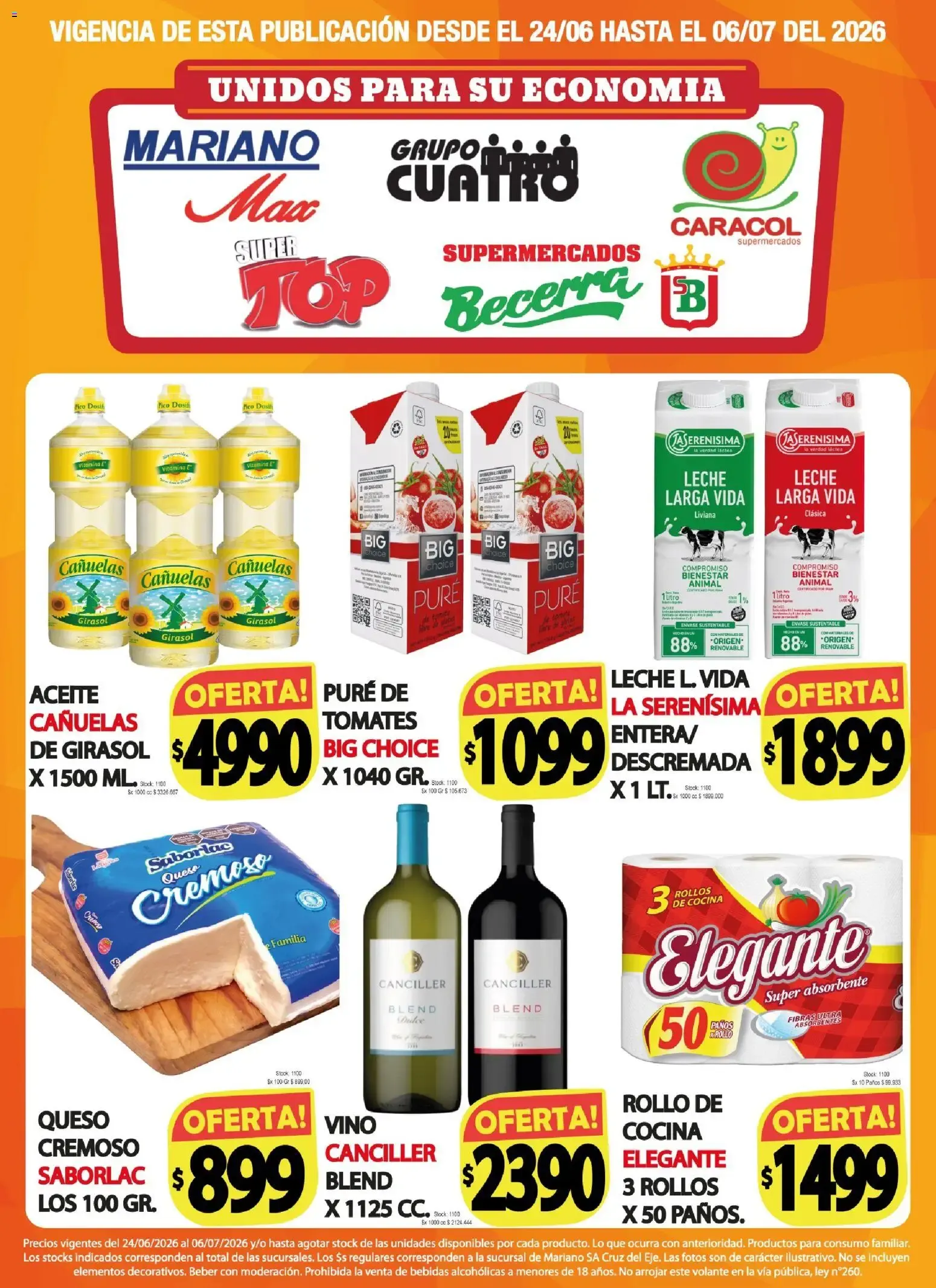 Ofertas de Mariano Max - Catálogo del 24/06/2026 - 06/07/2026 24 de junio al 6 de julio 2026 - Página 1 del catálogo