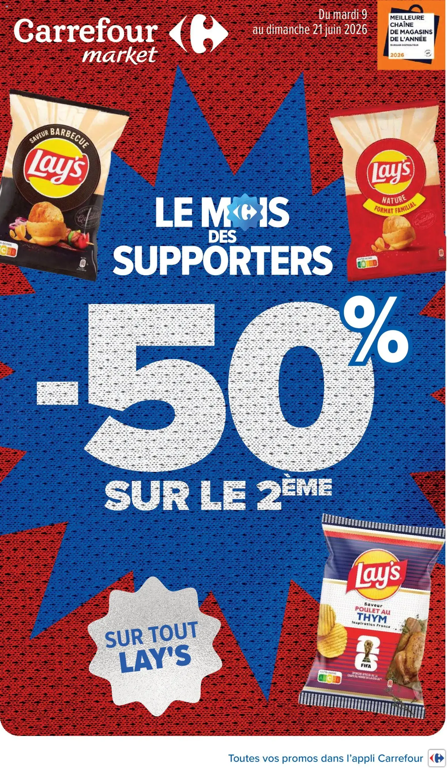 Carrefour Market - Le Mois des Supporters du 9 juin au 21 juin 2026 - Catalogue page 1