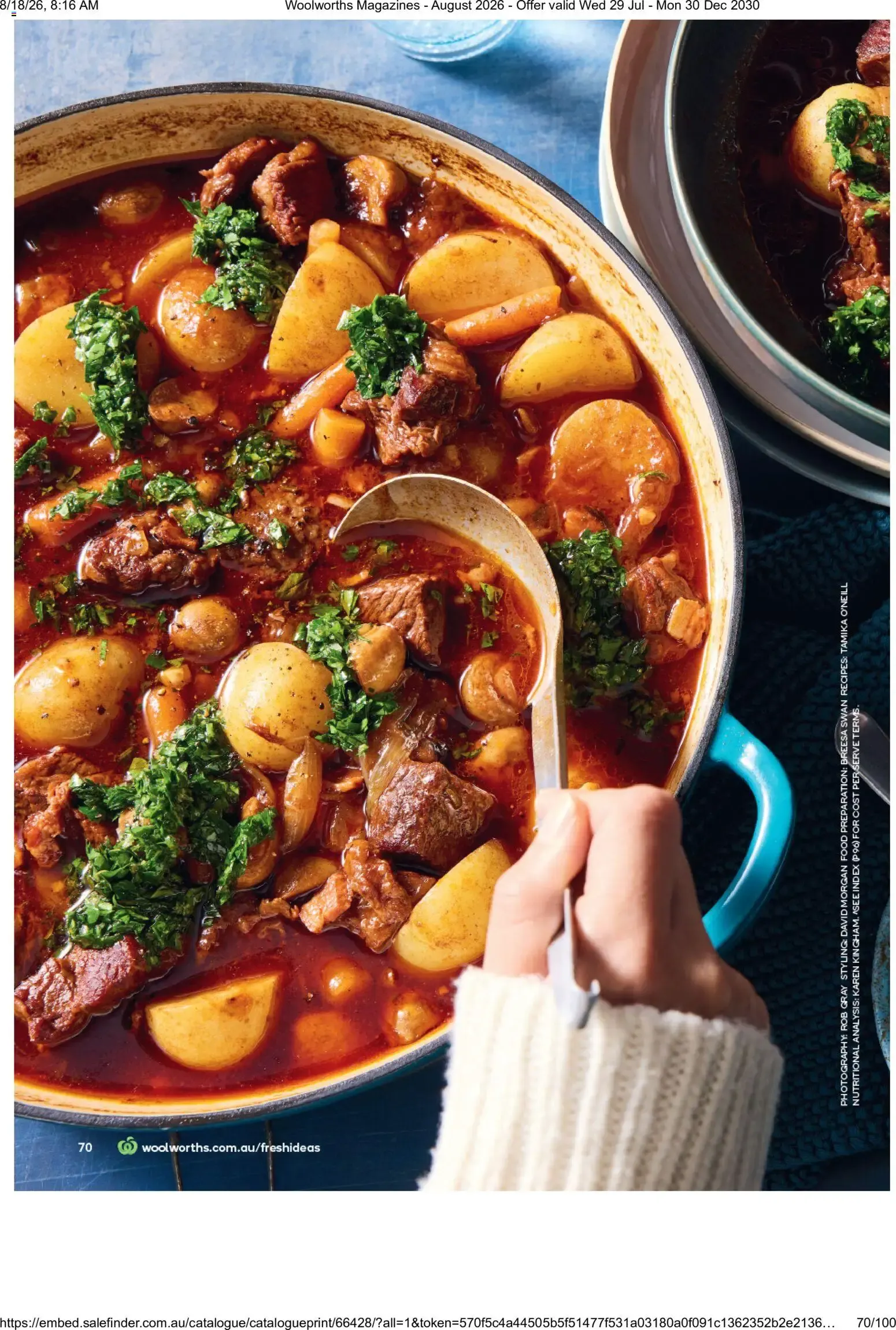Woolworths Fresh Ideas - August 2026 - Catalogue valid from 29 July to 30 December 2030 - page 70