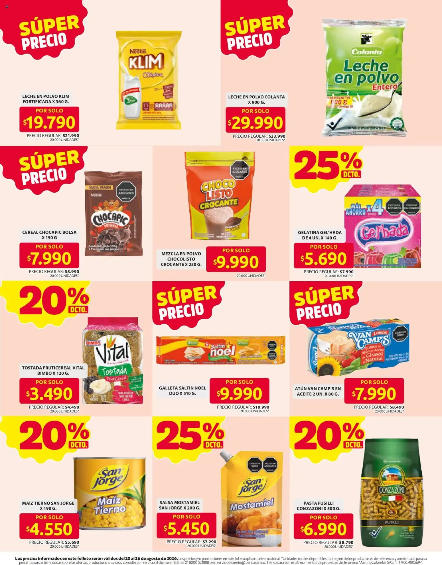 Catalogo de Ara - Ahorra con Alegría al Mejor Precio 20 de agosto al 26 de agosto 2026 - Pag 13