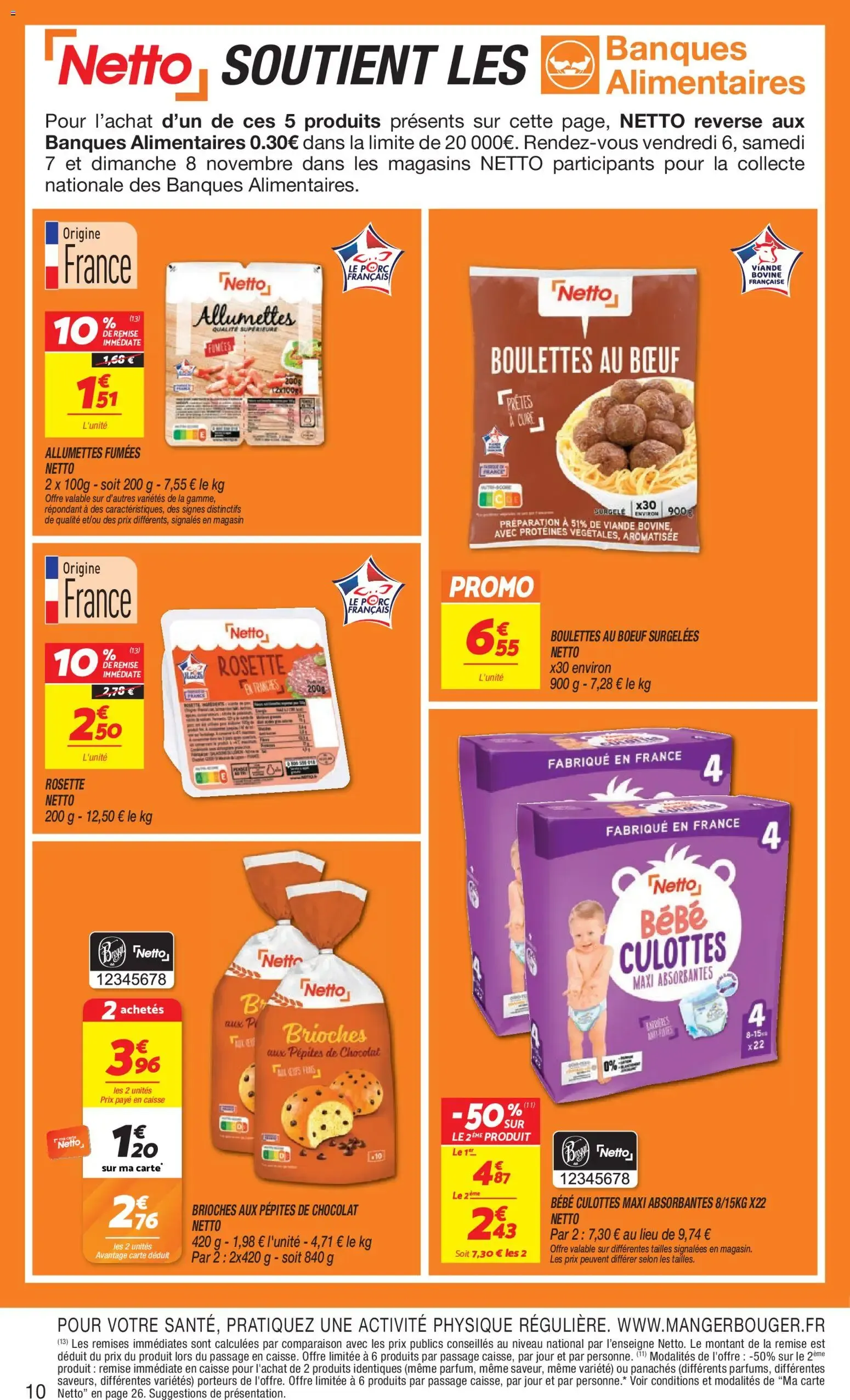Netto - Temps fort Novembre à partir du 03/11/2026 - promo en ligne du 3 novembre au 9 novembre 2026 - Catalogue page 10