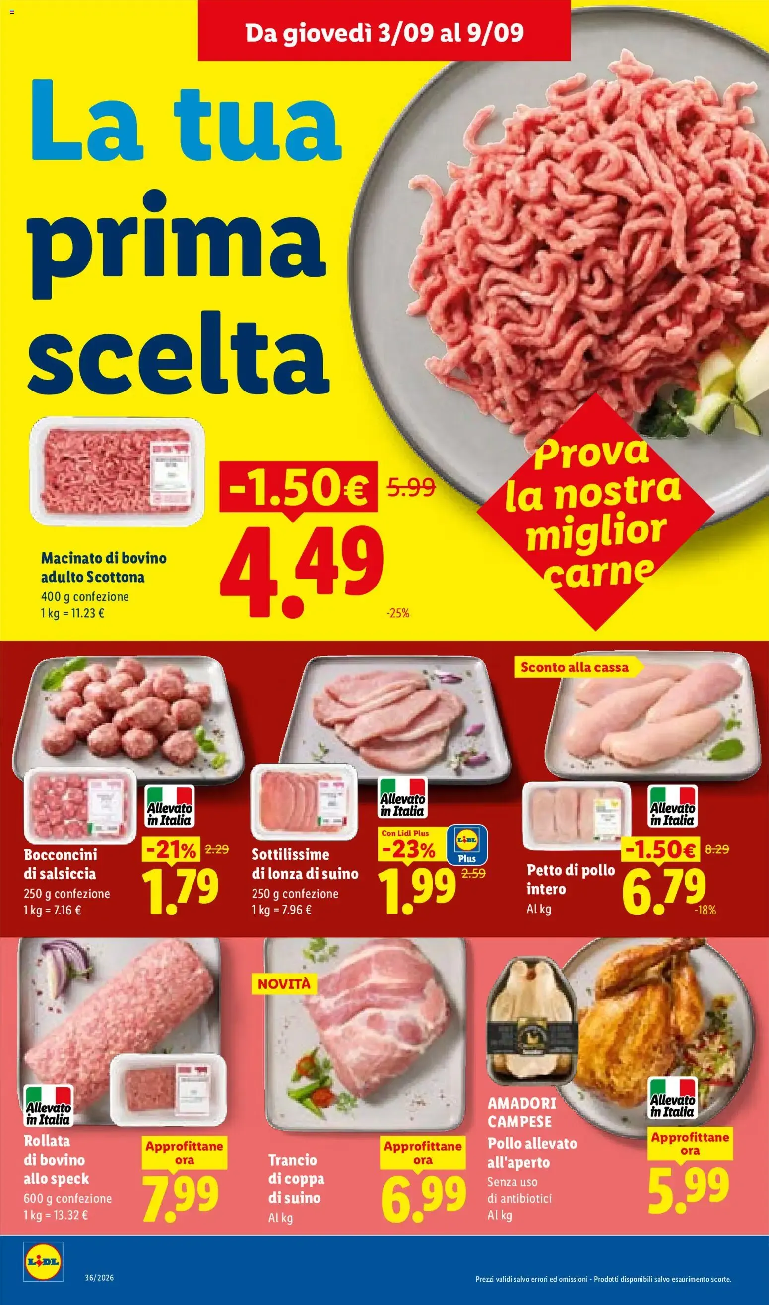 LIDL Sotto Costo da 3 settembre a 9 settembre di 2026 - Pagina del volantino 18