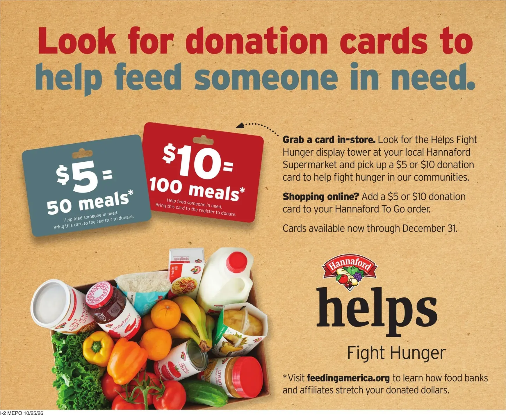 Weekly ad Hannaford Value that adds up. Fall into great prices. from October 25 to October 31 2026 - Page 10