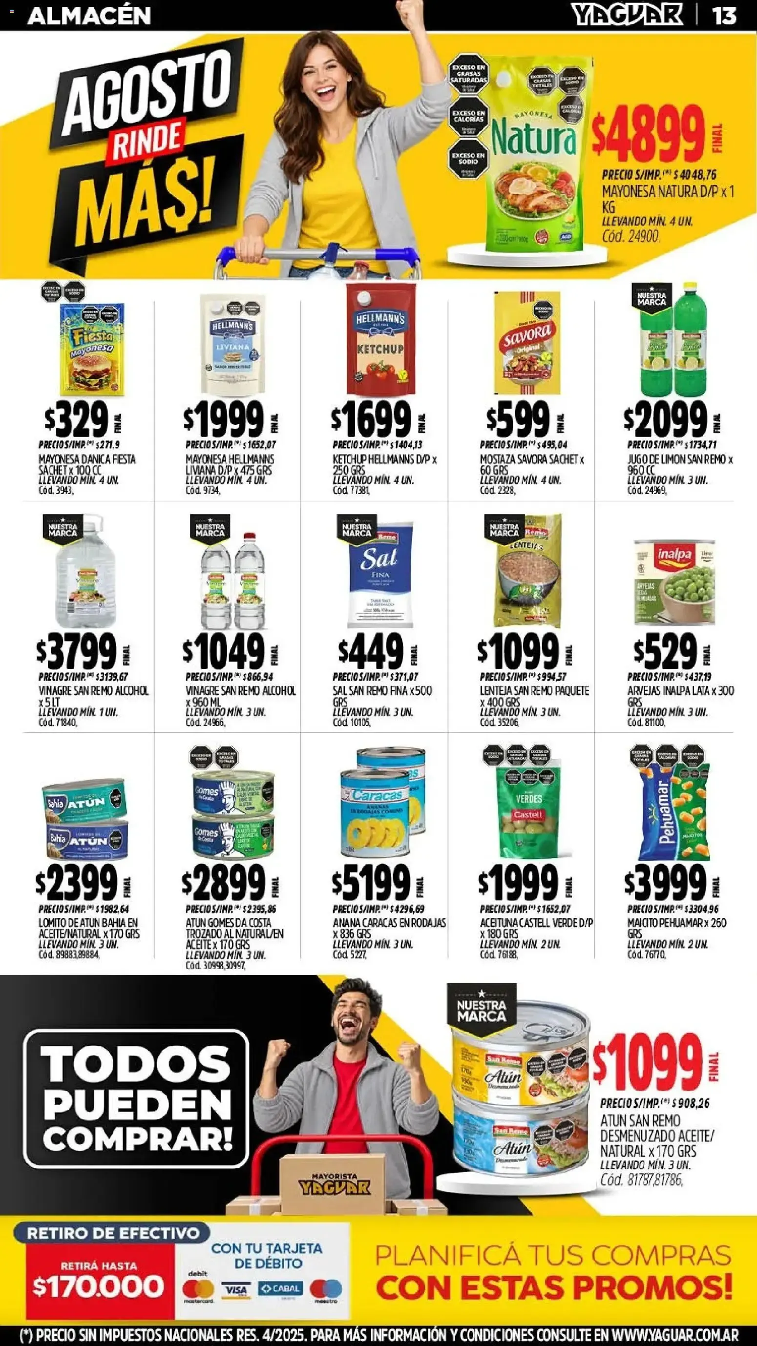Ofertas de Yaguar - Oferta Semanal Trelew del 24/08/2026 - 30/08/2026 24 de agosto al 30 de agosto 2026 - Página 13 del catálogo