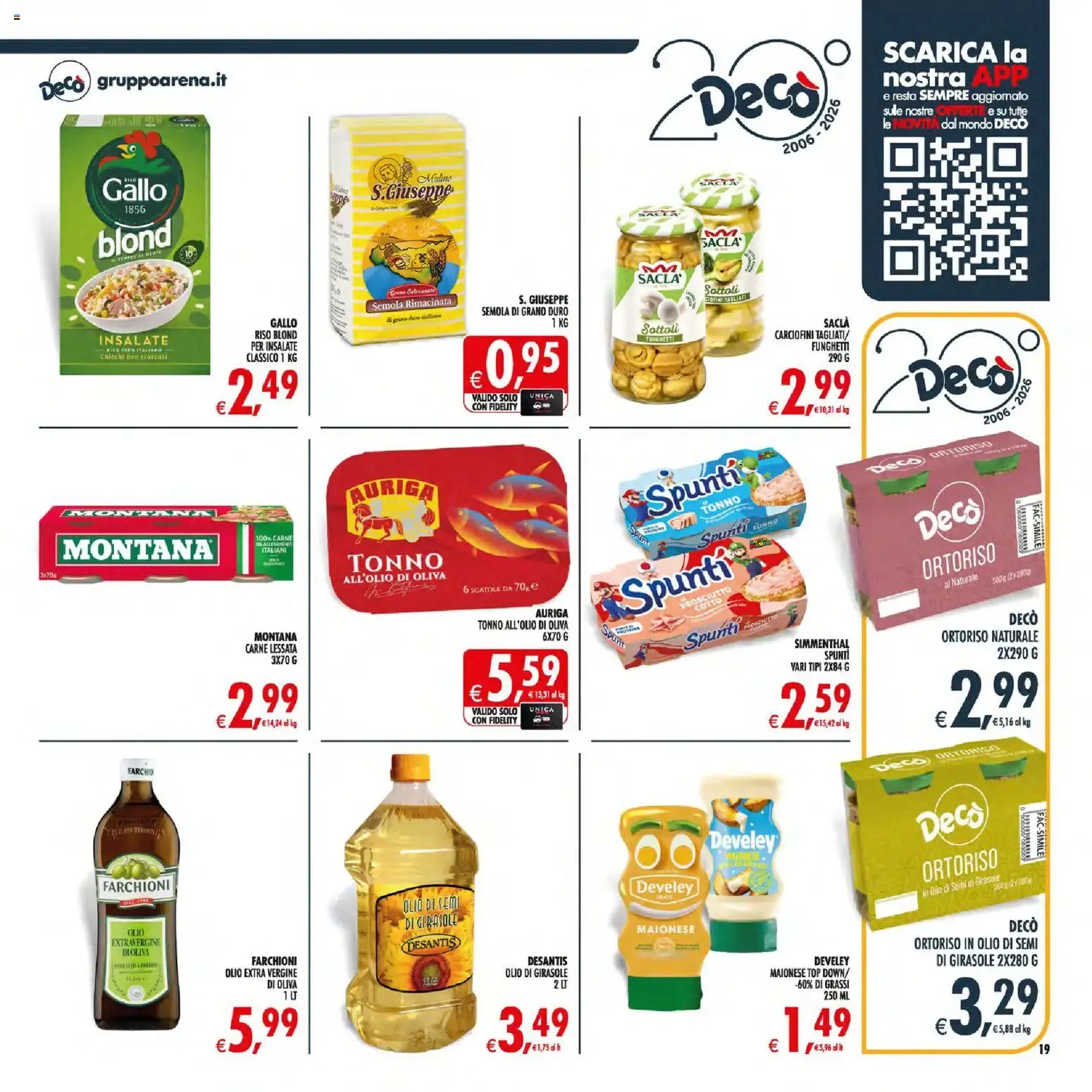 Nuovo Decò volantino Maxistore, Supermercati Lipari dal 21/07/2026 > offerte anteprima 🛍️ da 21 luglio a 30 luglio di 2026 - Pagina del volantino 19