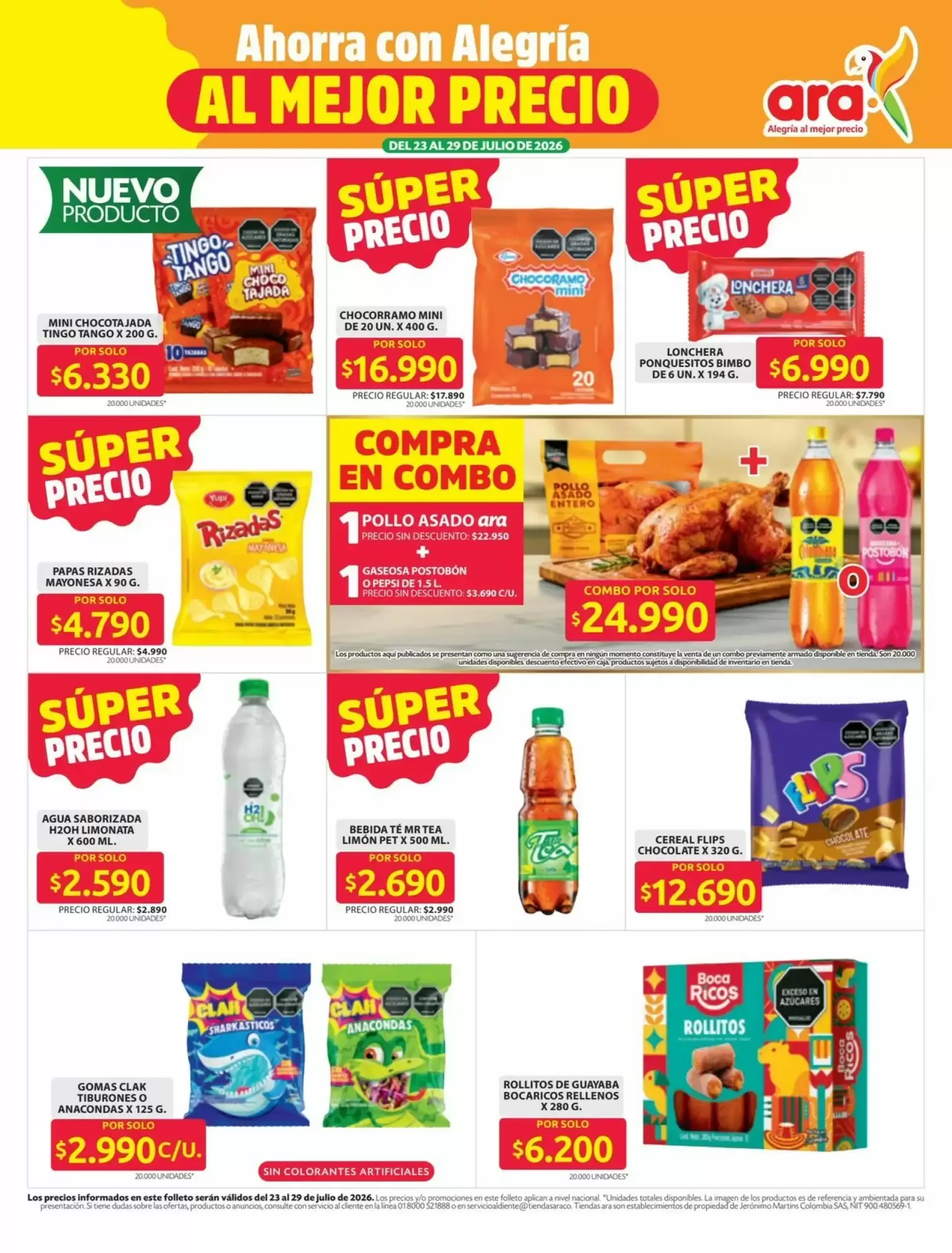 Catalogo de Los Precios Más Bajos - Tiendas Ara 23 de julio al 29 de julio 2026 - Pag 4