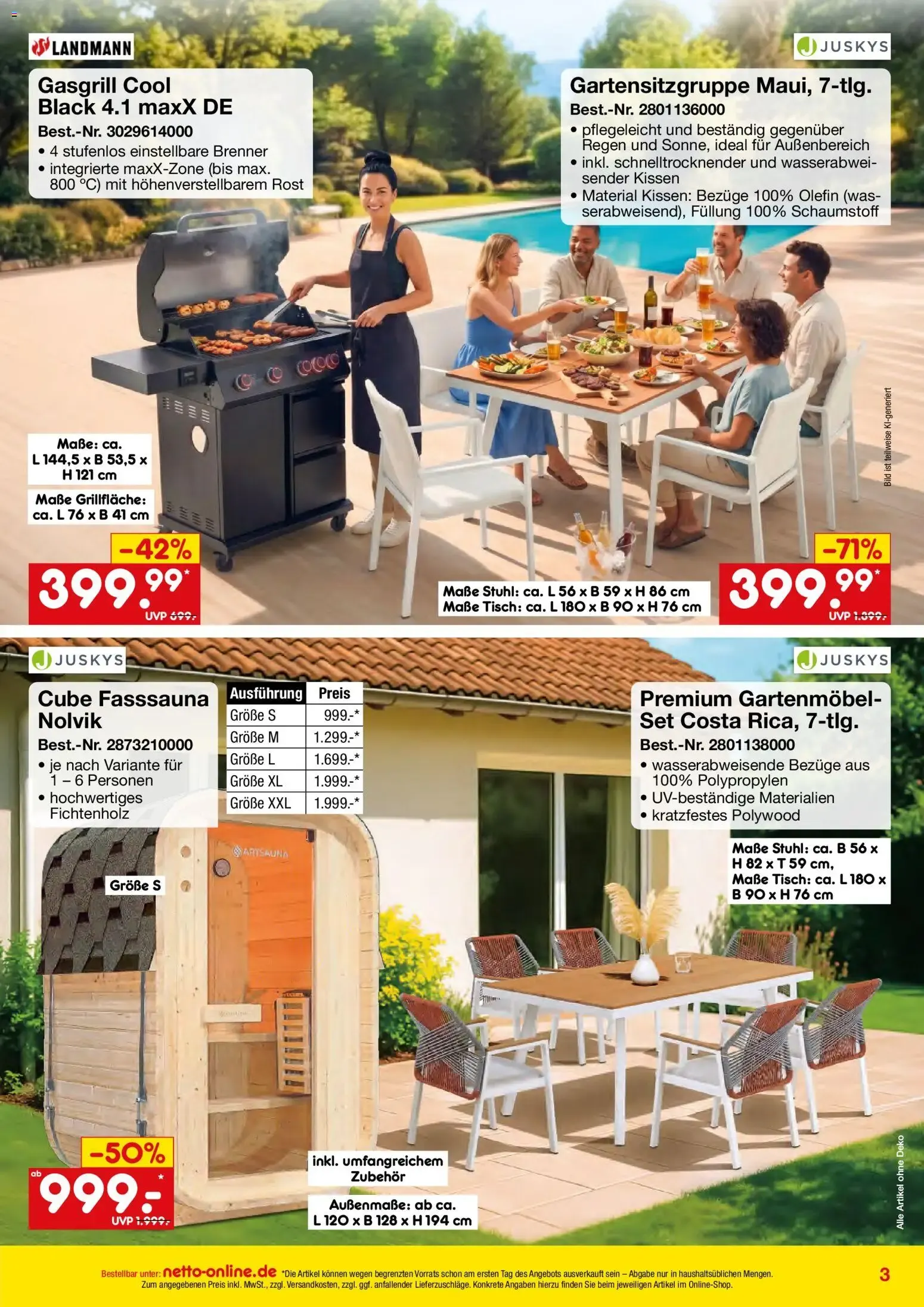 Netto Marken-Discount Online-Angebote August (ab 01.08.2026) » Angebote von 30. Juli bis 31. August 2026 - Prospekt seite 3