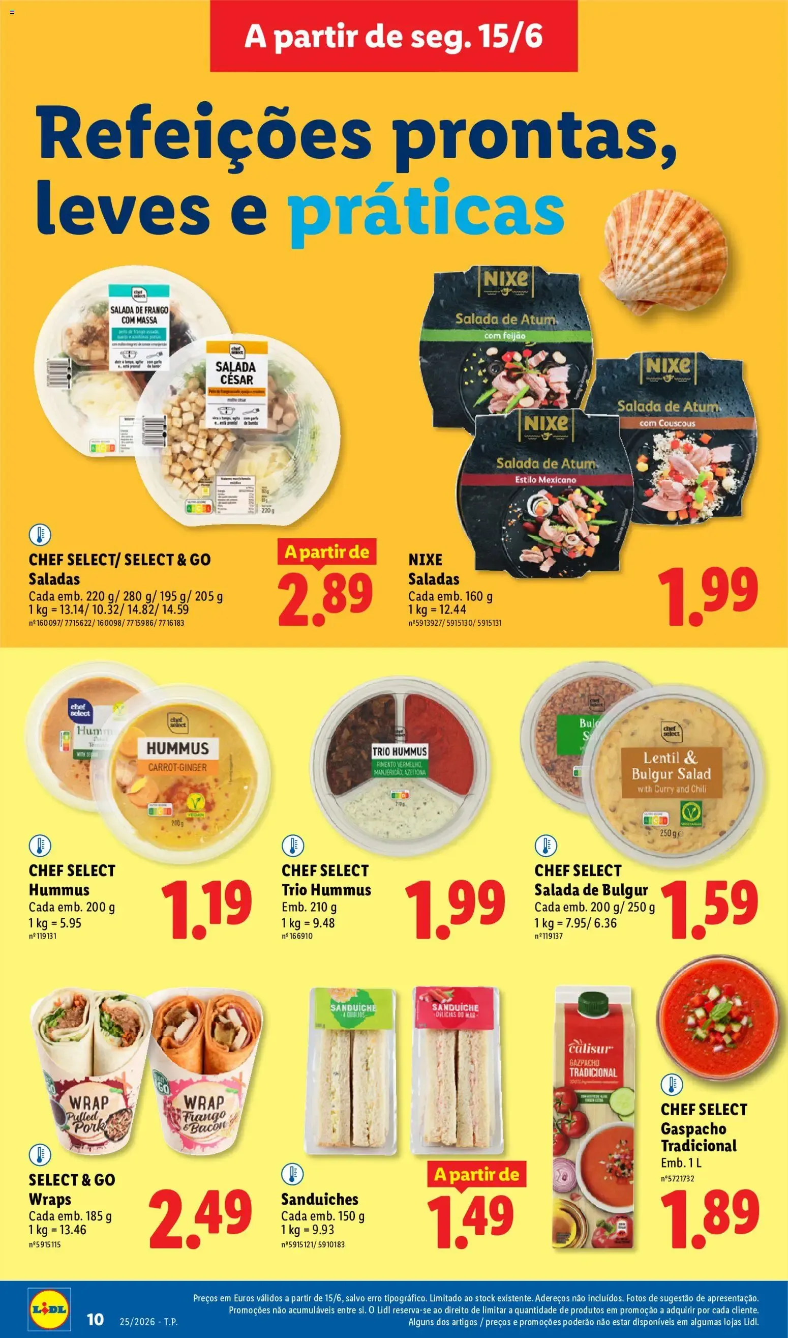 Folheto Olá verão! Descobre sabores e ideias, perfeitos para esta estação. de 15 de junho até 28 de setembro 2026 - Pagina 10