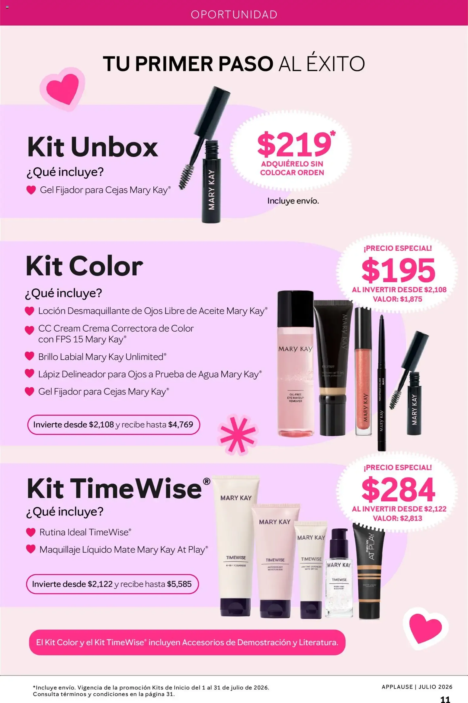 Catálogo de MARY KAY applause TU REVISTA PARA EL ÉXITO 1 de julio al 31 de julio 2026 - Pagina 11