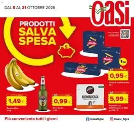 Oasi volantino dal 08/10/2026 in anteprima > catalogo con le nuove offerte