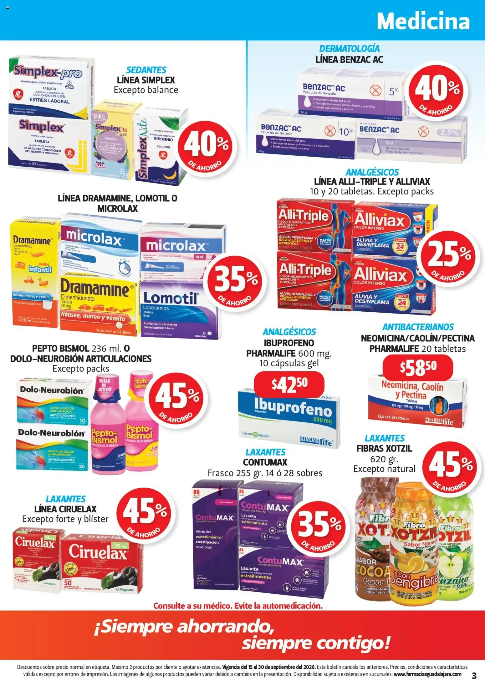 Catálogo de Farmacia Guadalajara catálogo (15/09/2026 - 30/09/2026) - catálogo en línea 15 de septiembre al 30 de septiembre 2026 - Pagina 3