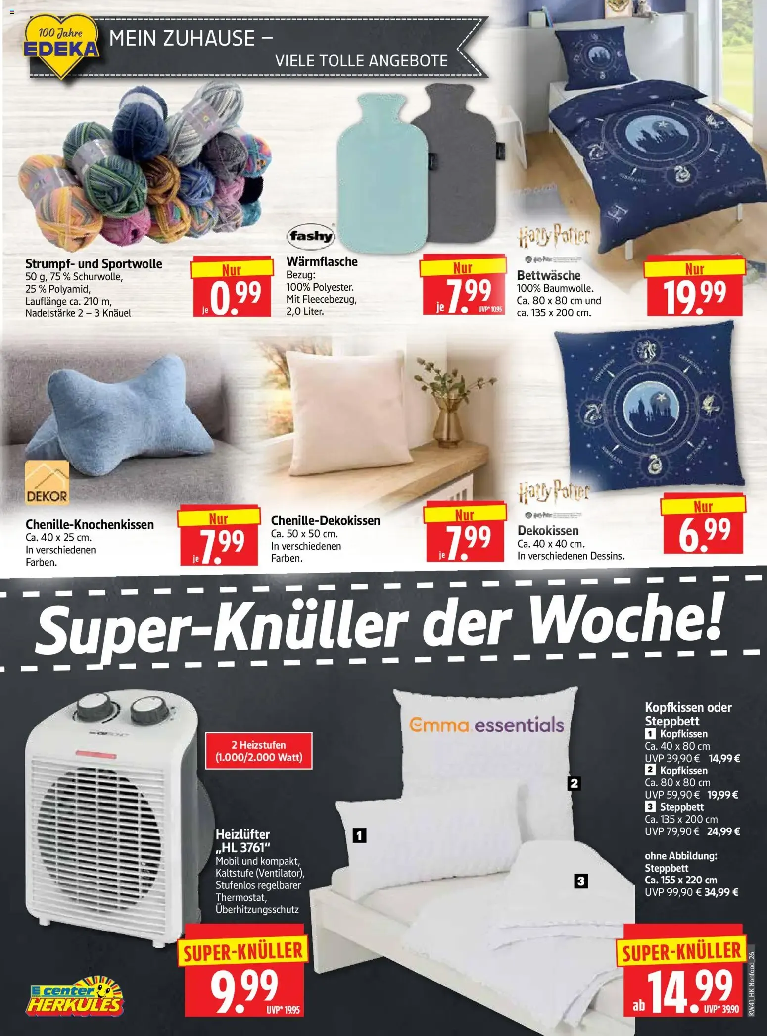 E center Herkules EDEKA App Prospekt von 5. Oktober bis 10. Oktober 2026 - Prospekt seite 26