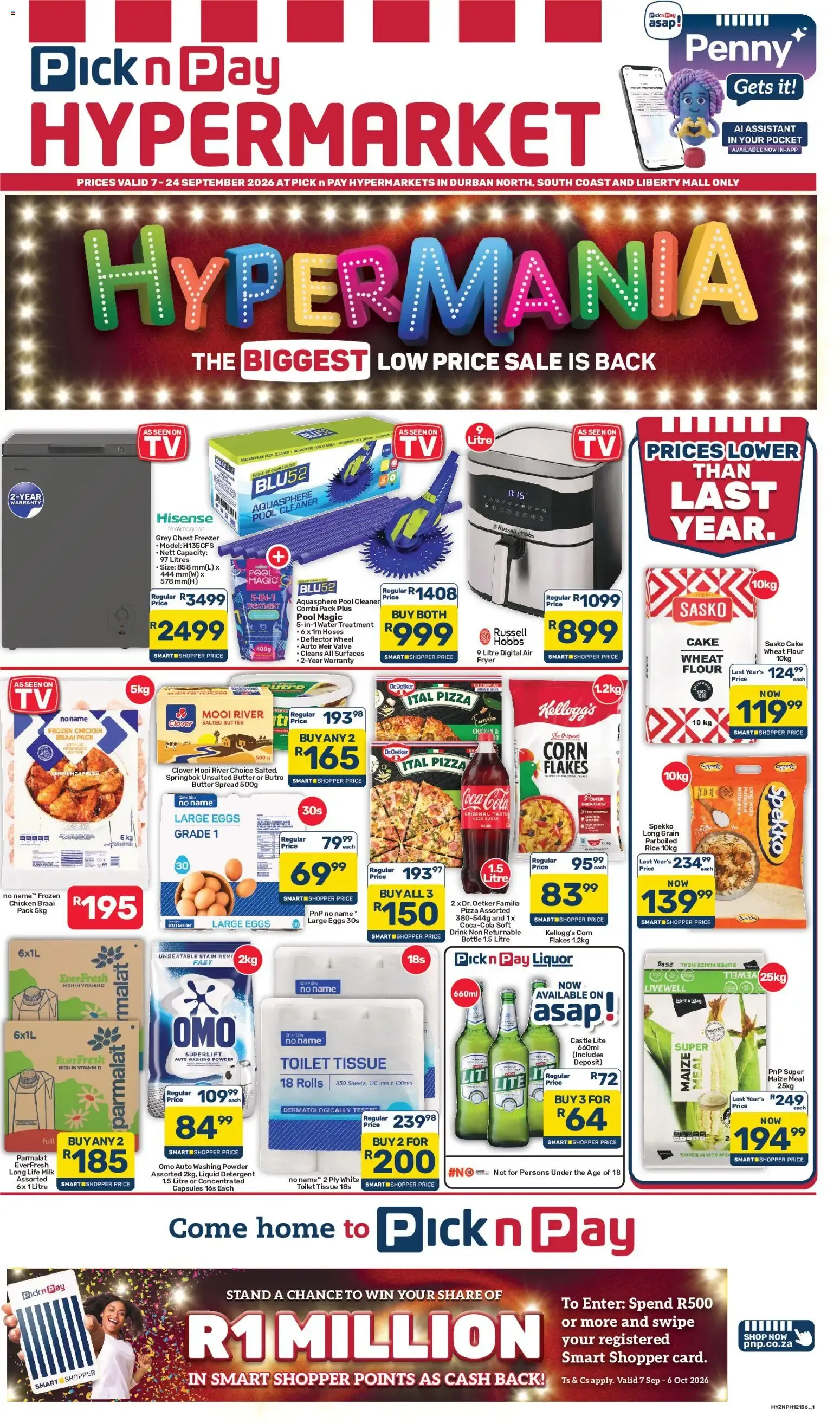 Pick n Pay KwaZulu-Natal - Hypermarket Specials (07/09/2026 - 24/09/2026) Online from 7 September to 24 September 2026 - Catalogue Page 1
