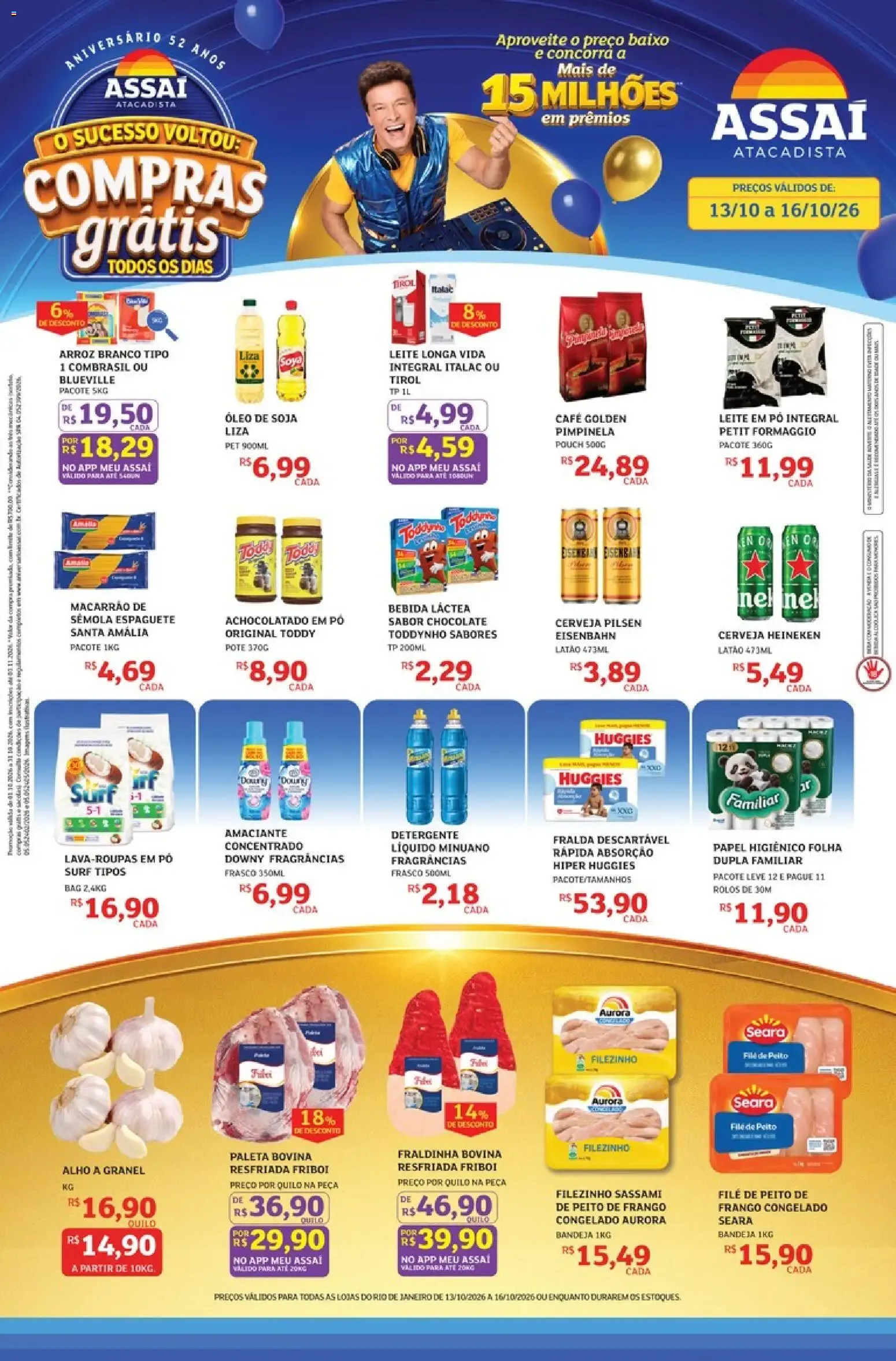 Encarte de Assaí Atacadista ofertas - RJ de 13/10/2026 | Promoções Online 13 de outubro até 16 de outubro 2026 - Pagina 1