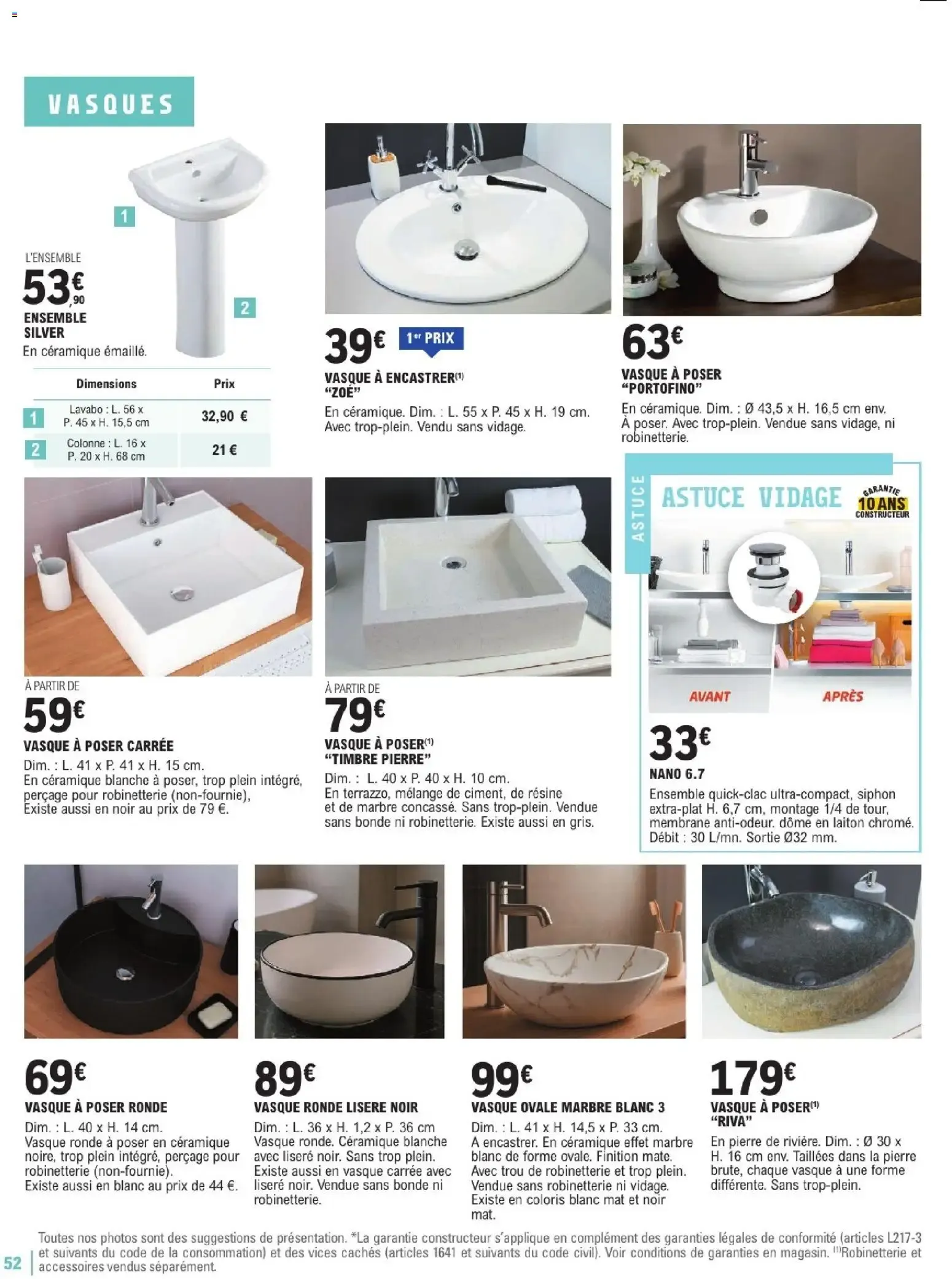 Brico E.Leclerc - Guide aménagement intérieur à partir du 06/01/2026 - promo en ligne du 6 janvier au 7 février 2026 - Catalogue page 52