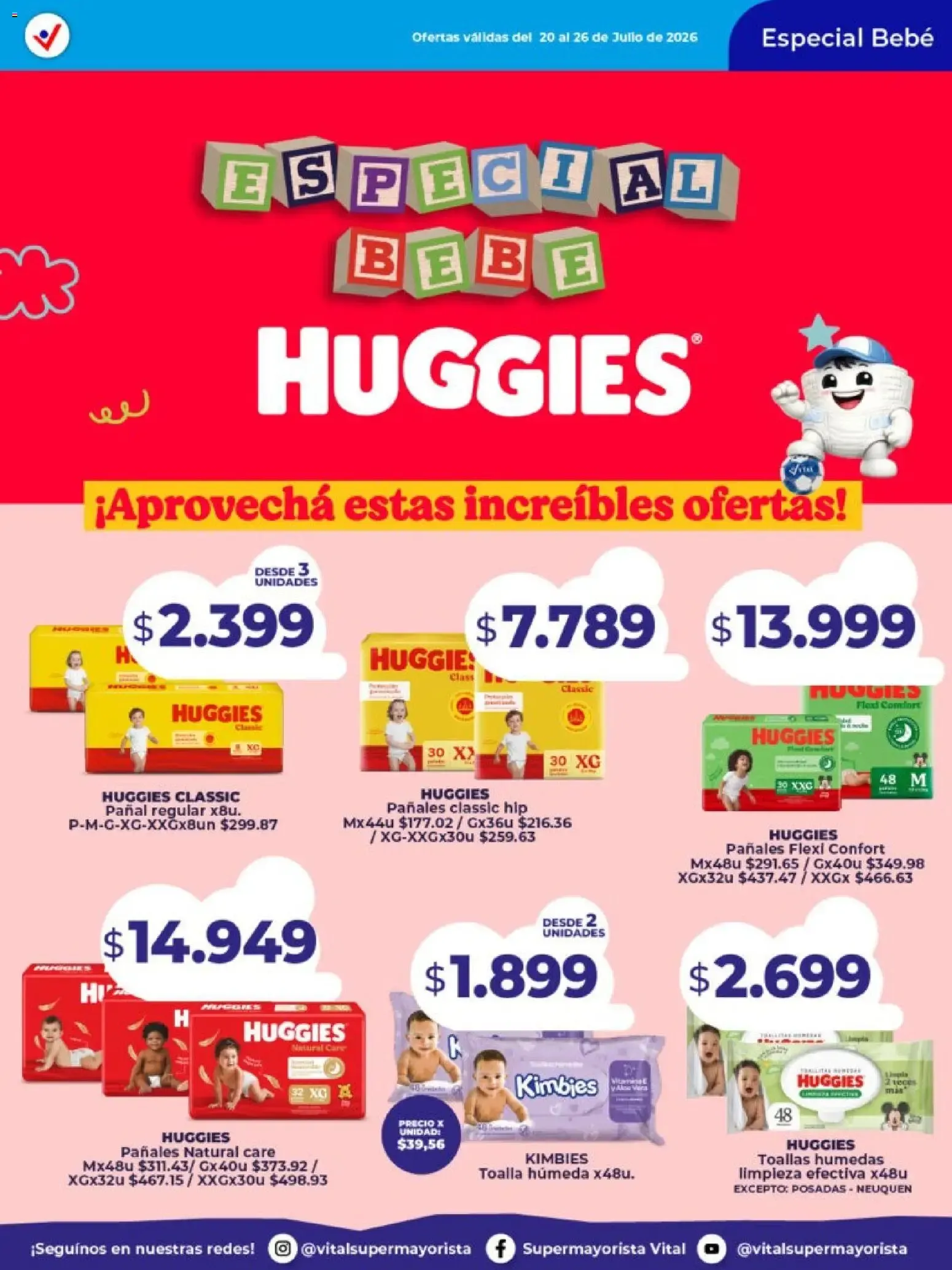 Ofertas de Vital - Especial de pañales || del 20/07/2026 - 26/07/2026 || Catálogo 20 de julio al 26 de julio 2026 - Página 4 del catálogo