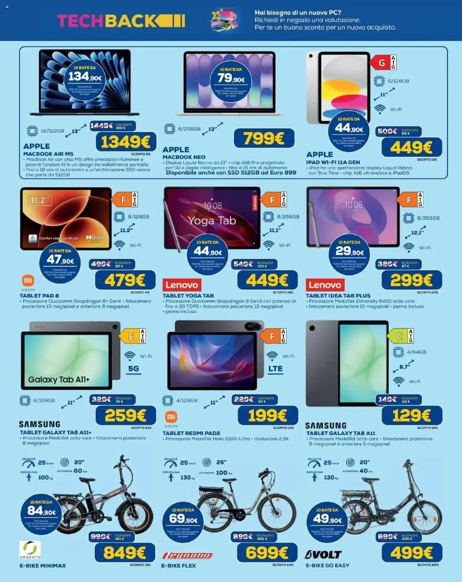 Euronics - In vacanza a tasso zero da 30 luglio a 19 agosto di 2026 - Pagina del volantino 7