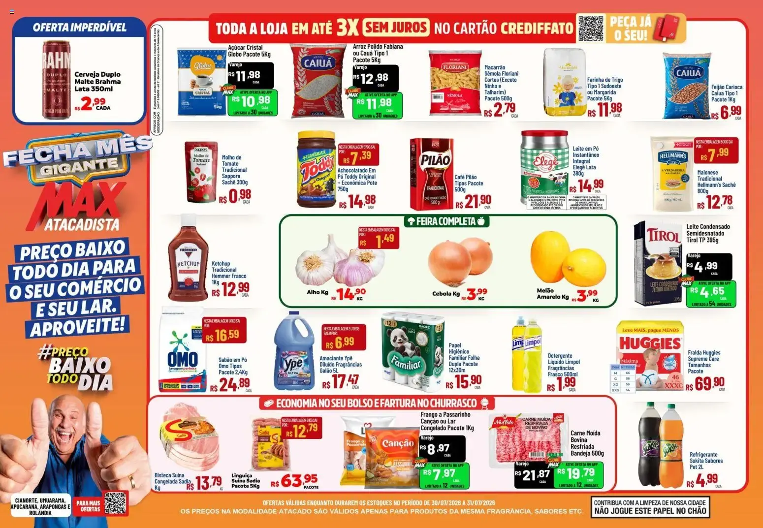 Max Atacadista ofertas Fecha Mês de 30/07/2026 | Promoções Online