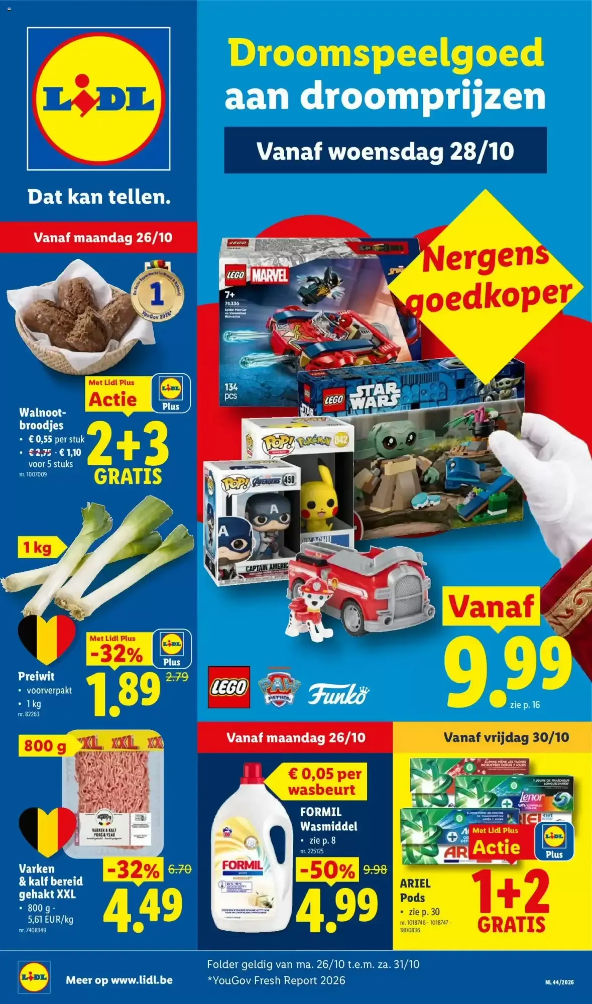Droomspeelgoed aan droomprijzen van 26 oktober tot 31 oktober 2026 - folder pagina 1