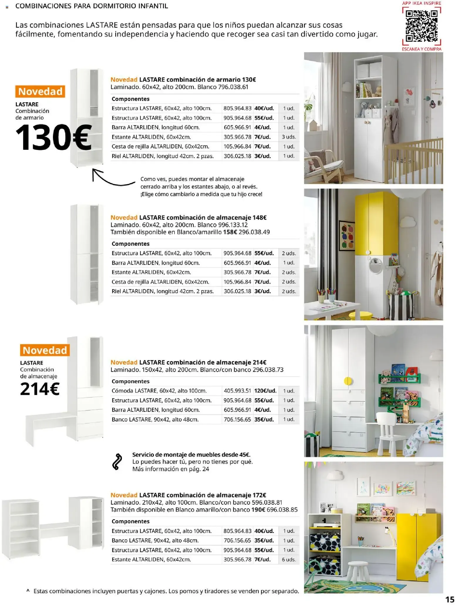 Catálogo de LASTARE Sistema modular de almacenaje 29 de junio al 31 de agosto 2026 - Página 15