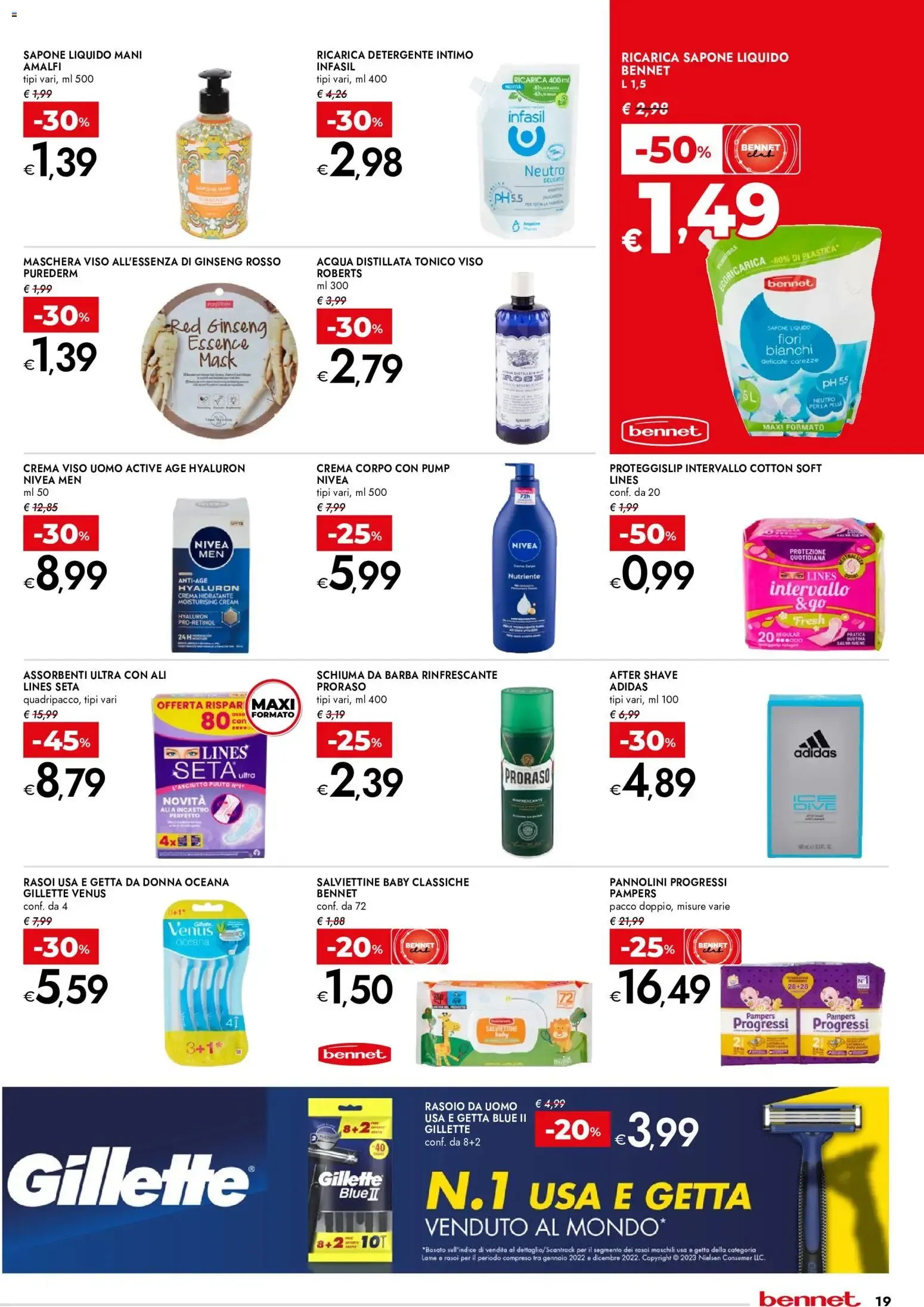 Bennet: Sconti fino al 50% da 13 agosto a 26 agosto di 2026 - Pagina del volantino 19