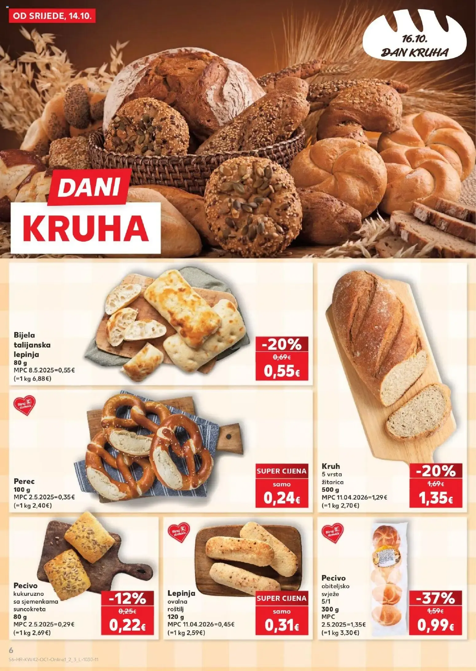 Katalog Kaufland Katalog novi od 14.10.2026 na listanje > letak digitalni od 14. listopada do 20. listopada 2026. - Pregled Stranica 6