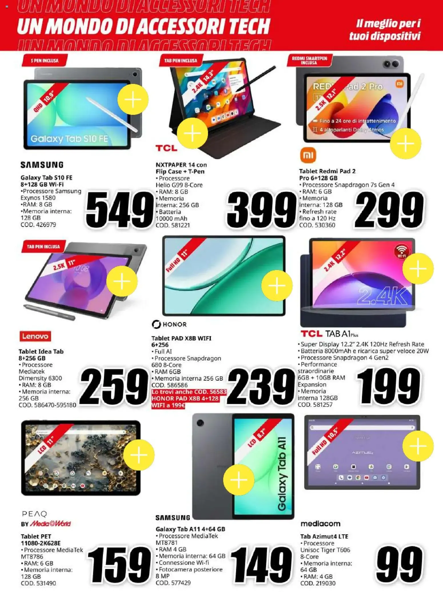 Nuovo Media World volantino Un Mondo Di Accessori dal 06/10/2026 > offerte anteprima 🛍️ da 6 ottobre a 25 ottobre di 2026 - Pagina del volantino 10