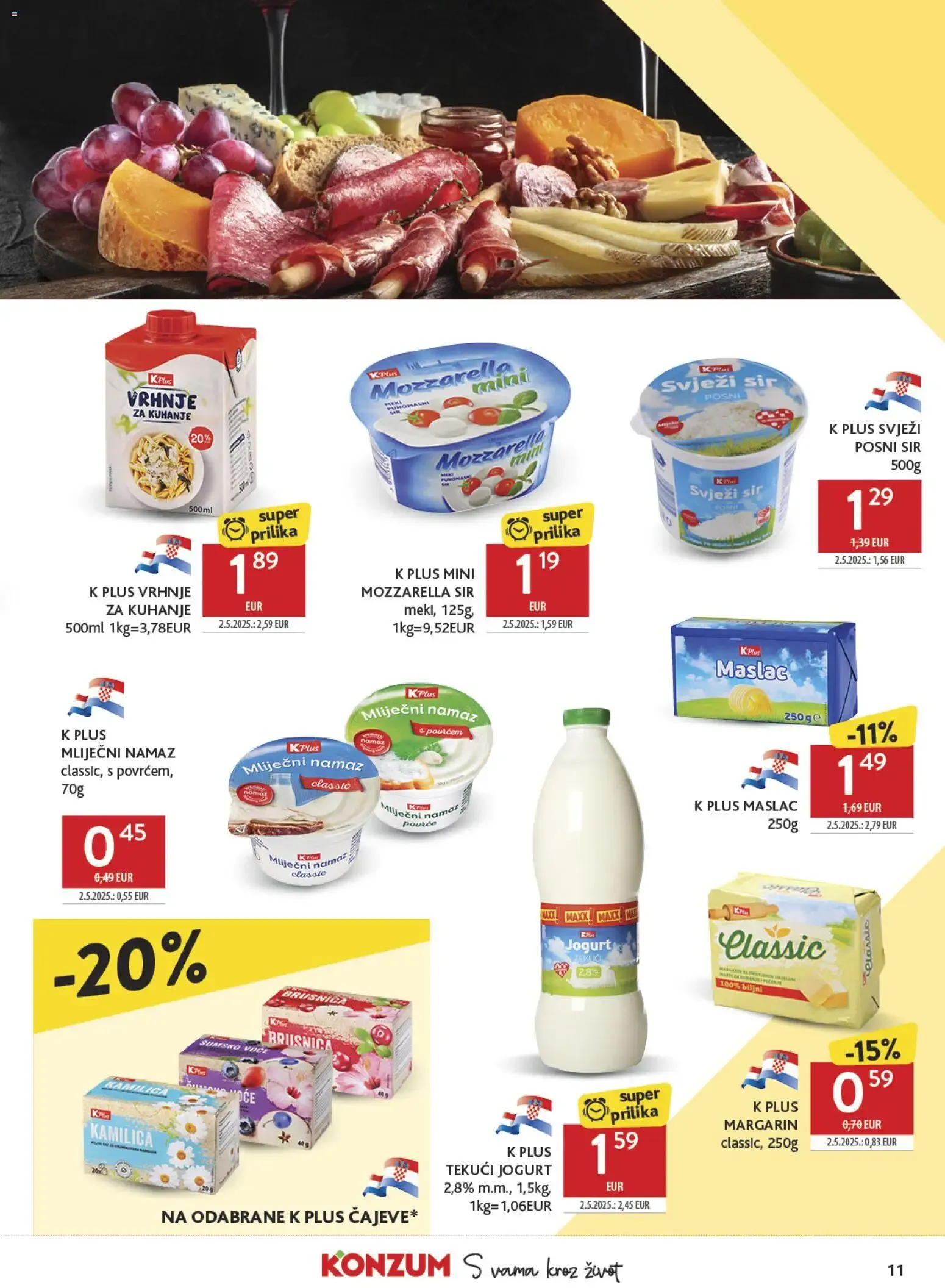 Katalog Konzum Katalog novi od 16.09.2026 na listanje > letak digitalni od 16. rujna do 22. rujna 2026. - Pregled Stranica 11