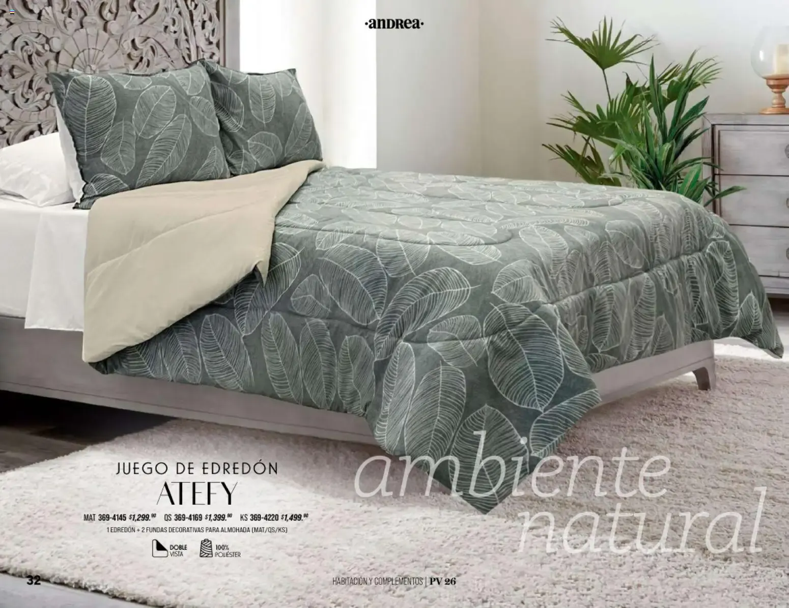 Catálogo de Andrea catálogo Home 2026 - Catálogos en línea de 25/01 - 22/08 25 de enero al 22 de agosto 2026 - Pagina 32