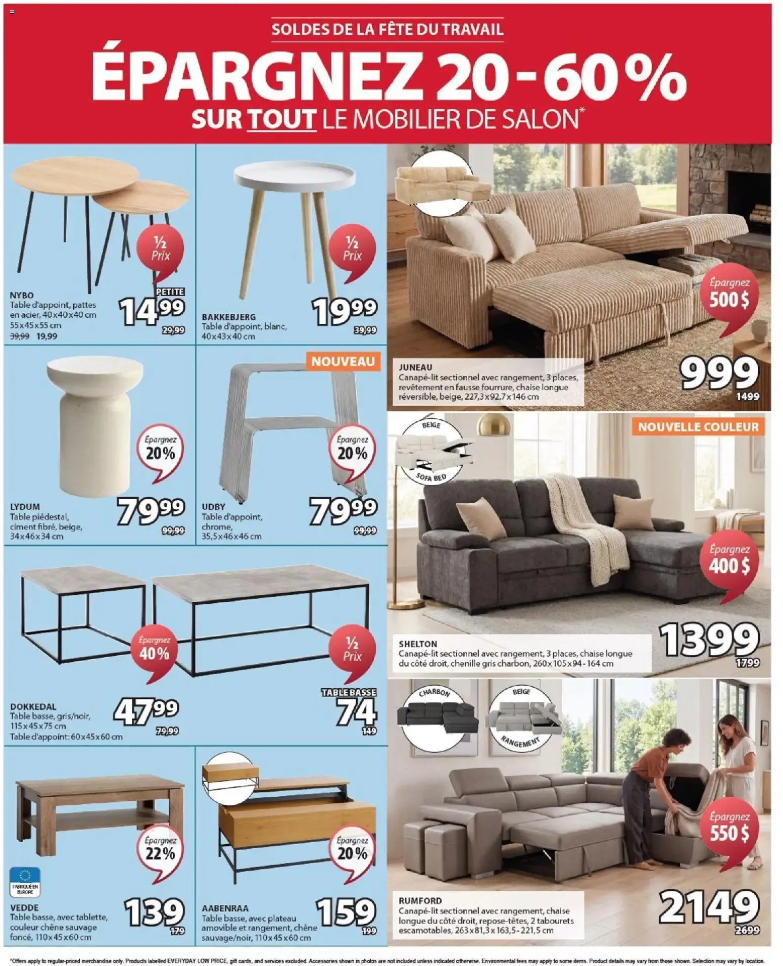 JYSK - Soldes de la Fête du Travail: Épargnez 20-60% from August 27 to September 9 2026 - flyer page 9