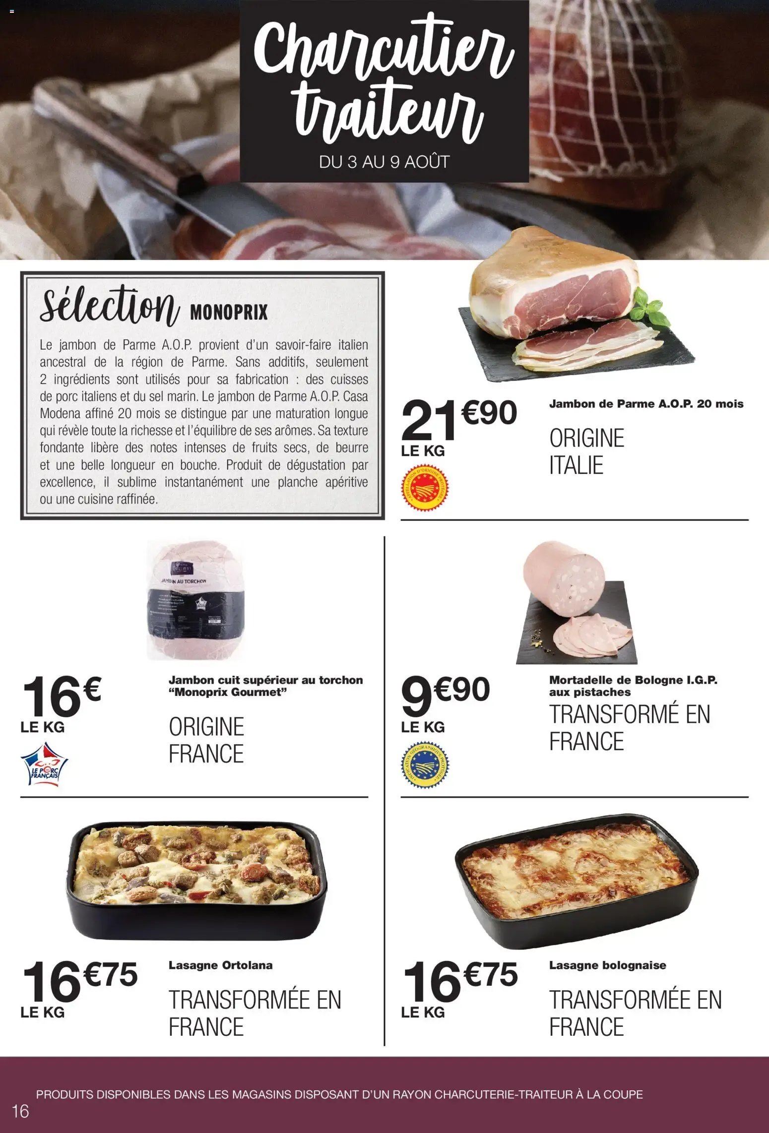 Monoprix catalogue à partir du 28/07/2026 - promo en ligne du 28 juillet au 9 août 2026 - Catalogue page 16