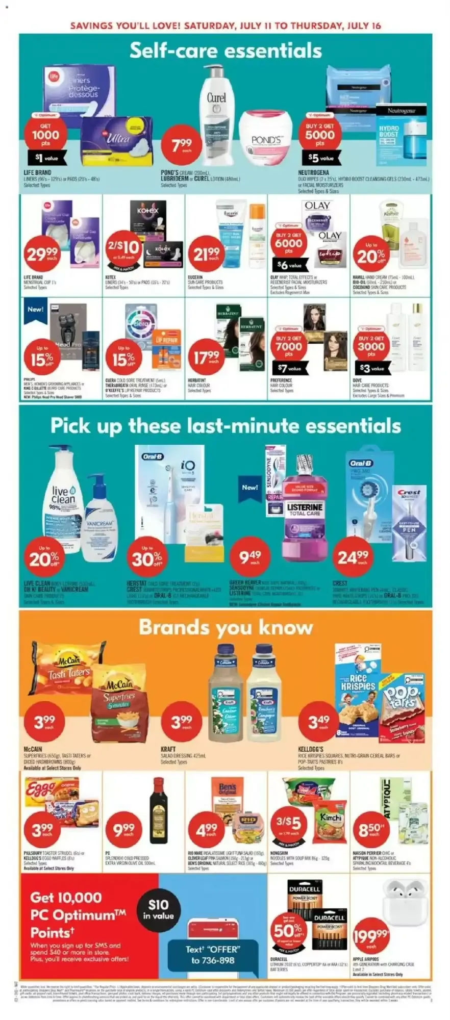 Shoppers Drug Mart flyer week 28 from July 10 to July 16 2026 - flyer page 13