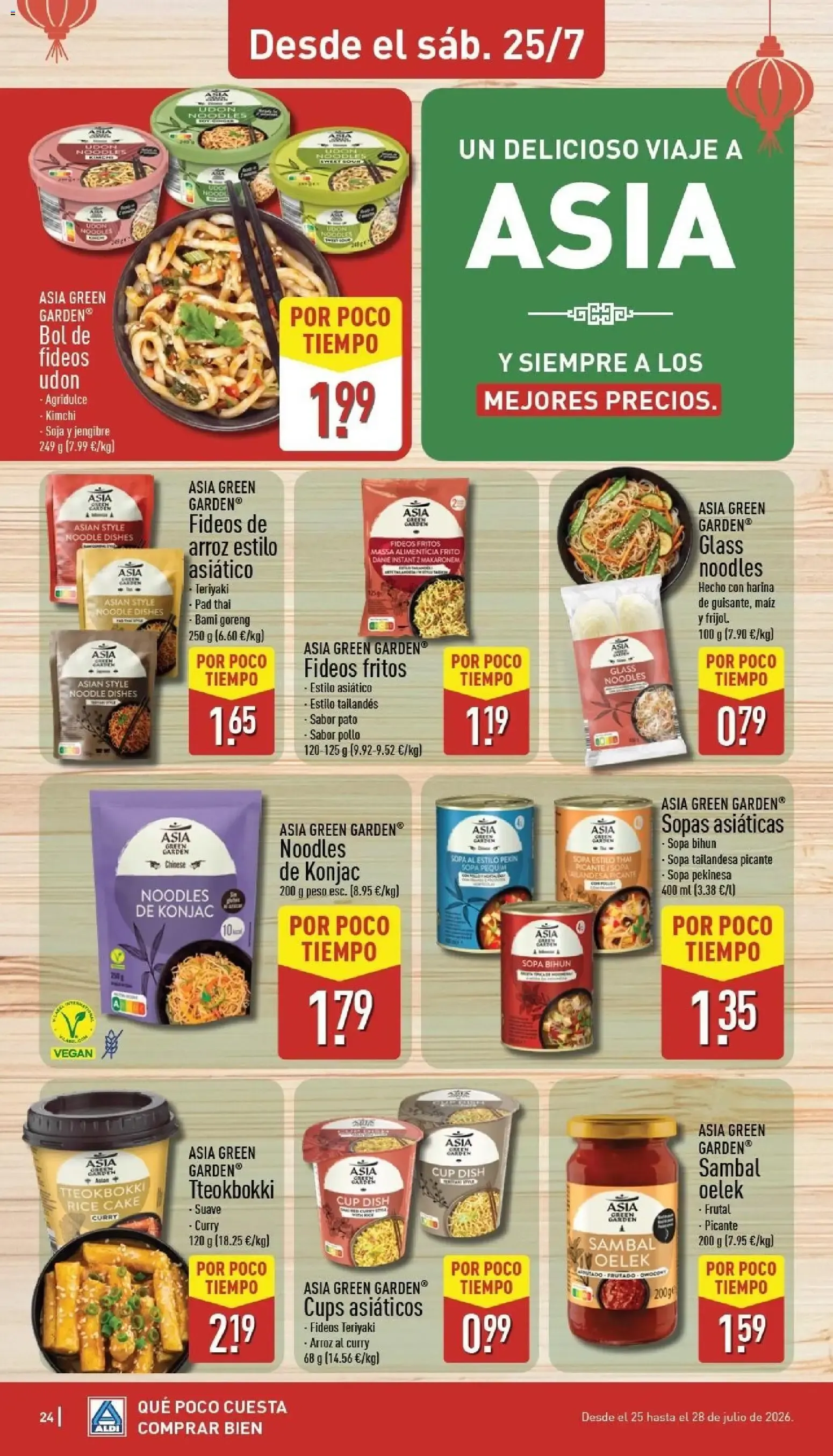 Catálogo de Aldi: Frescura a precios para tirarse a la piscina. Ahorra hasta un 33% más. 20 de julio al 26 de julio 2026 - Página 24