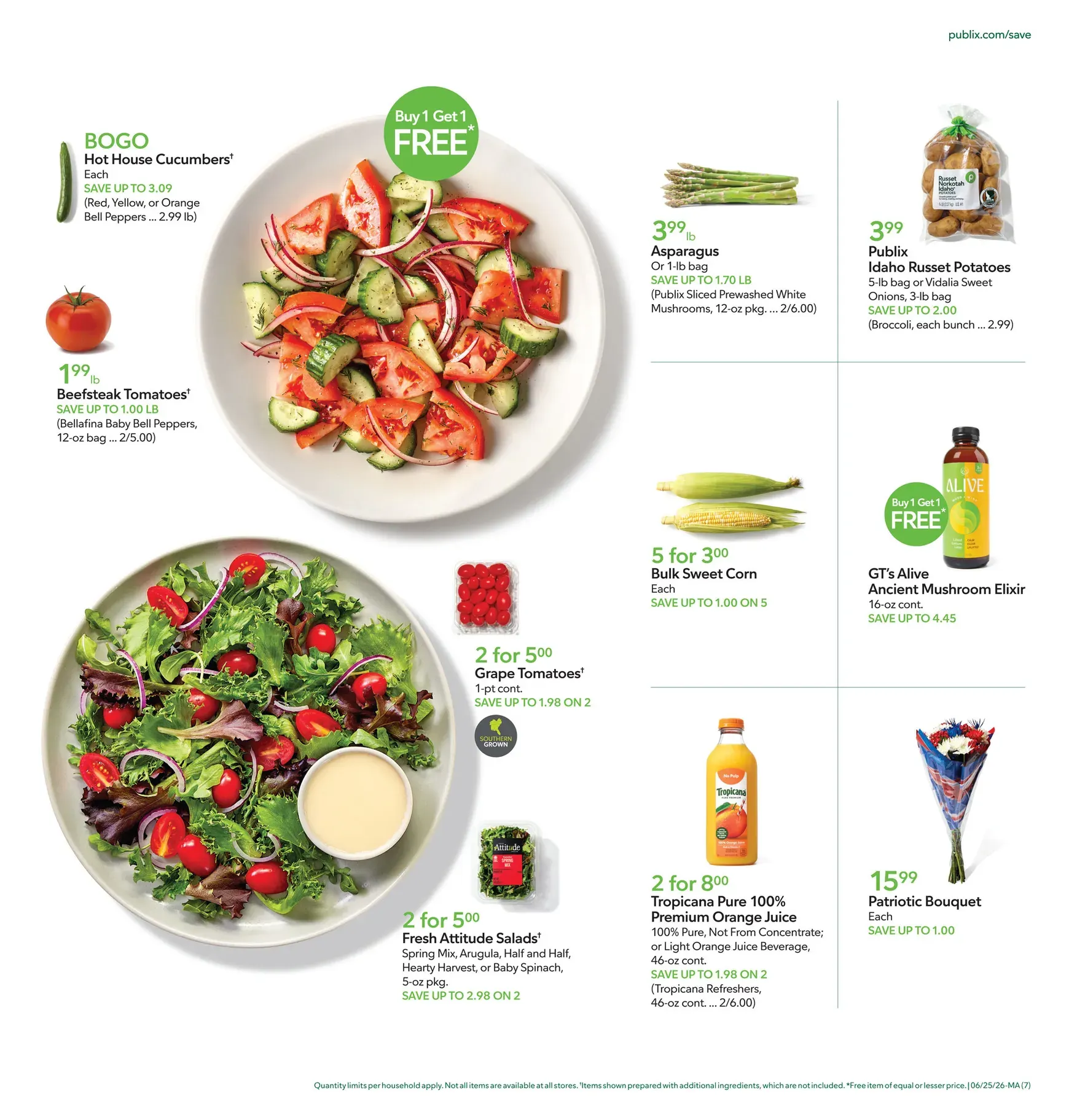 Weekly ad Current Publix leaflet valid from Thursday 06/25/2026 to Wednesday 07/01/2026 from June 25 to July 1 2026 - Page 7