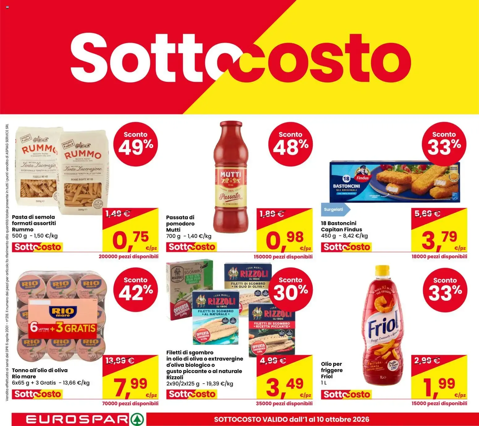 Nuovo Eurospar volantino dal 01/10/2026 > offerte anteprima 🛍️ da 1 ottobre a 10 ottobre di 2026 - Pagina del volantino 4