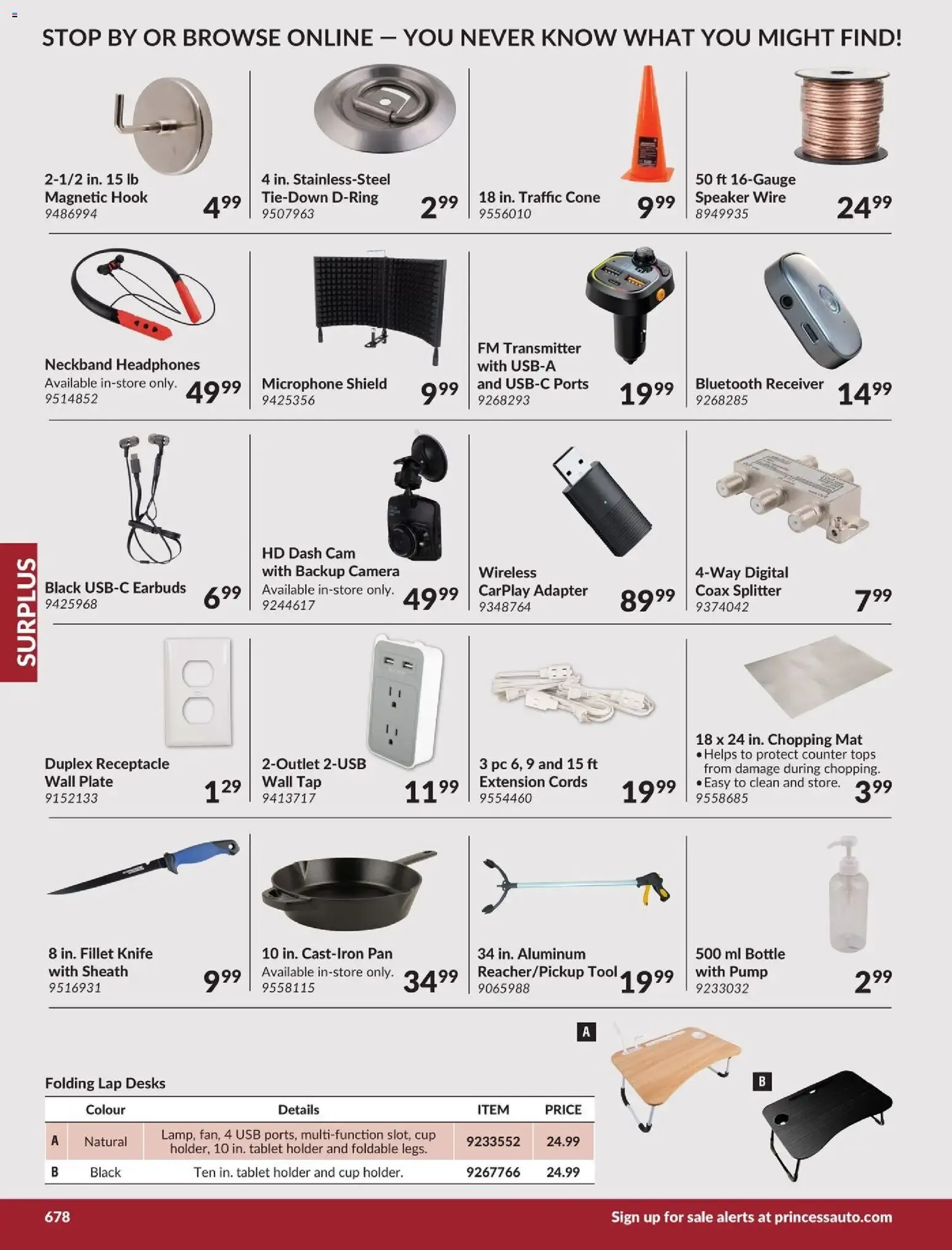 Princess Auto 2026 Catalogue - Surplus from April 21 to April 21 2027 - flyer page 16