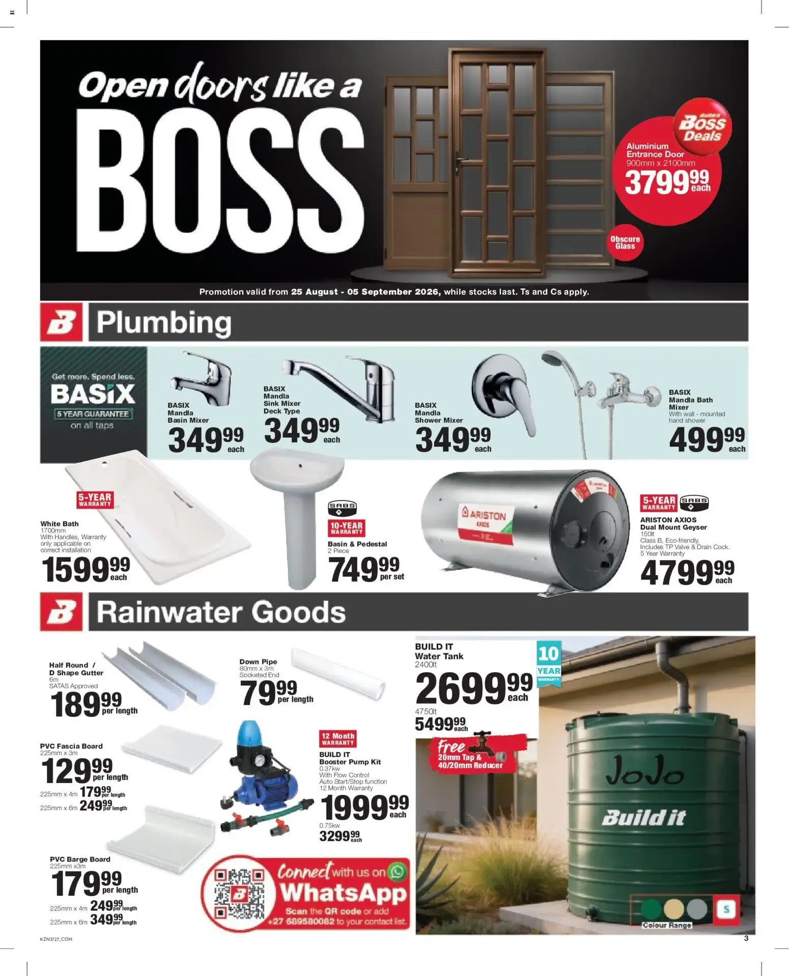 Build it BOSS Deals from 25 August to 5 September 2026 - Catalogue Page 3
