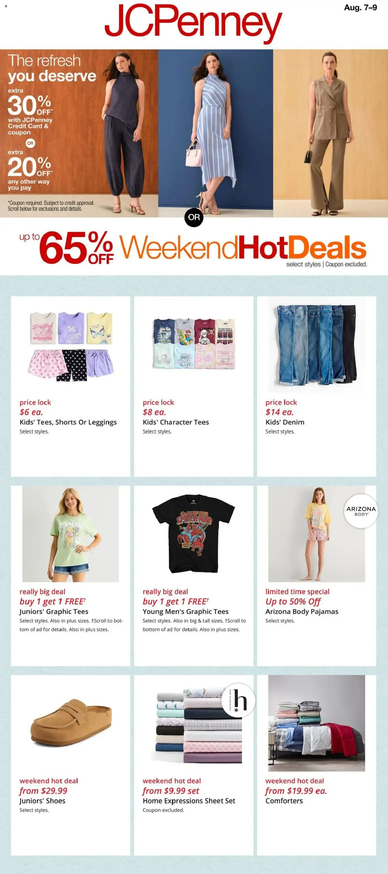JCPenney Weekly Ad from 08/07/2026 - Flyer