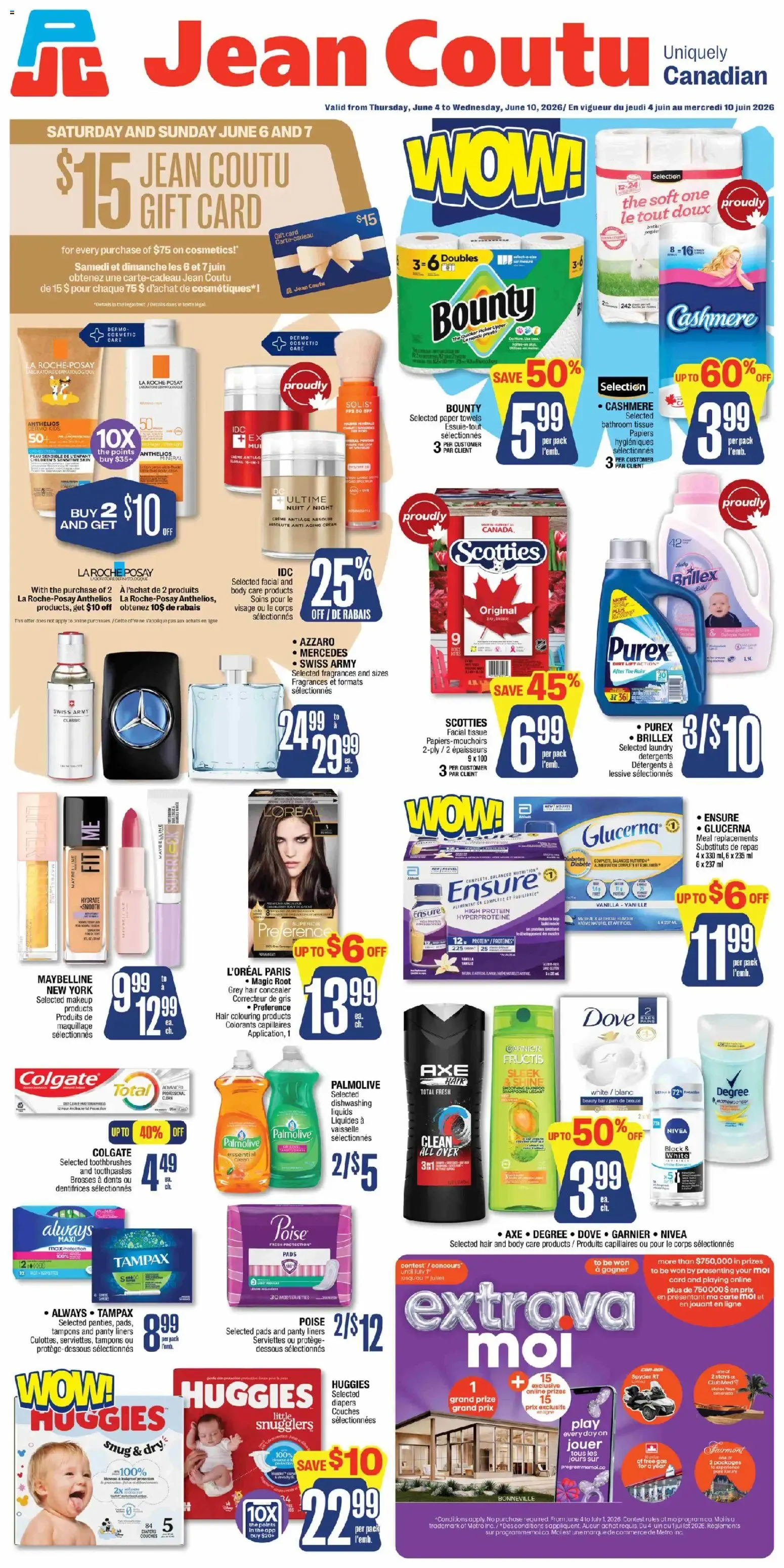 Jean Coutu weekly flyer from Jun 4, 2026 > weekly specials & deals from June 4 to June 10 2026 - flyer page 1