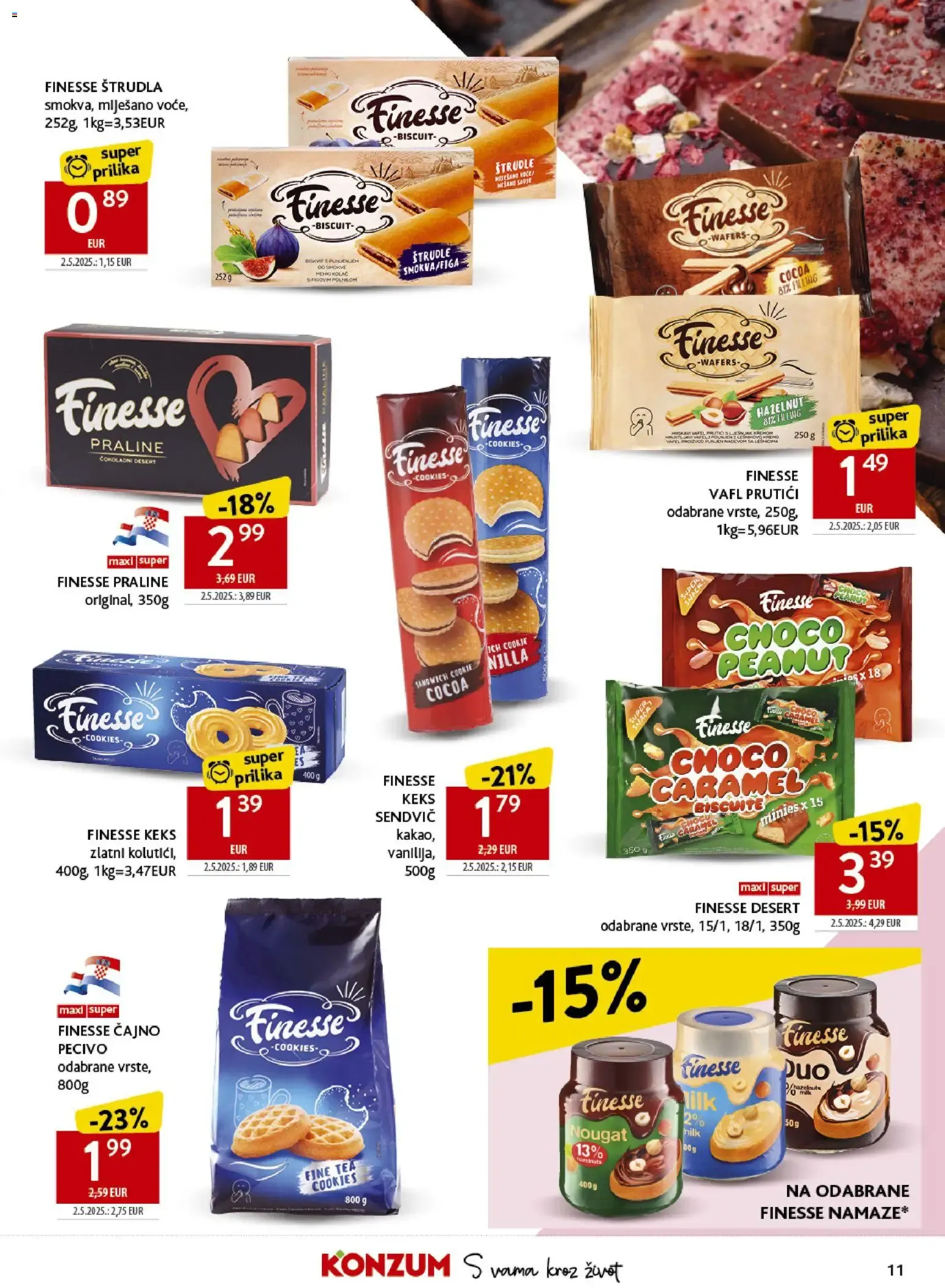 Katalog Konzum Katalog 43 / 2026 od 21. listopada do 27. listopada 2026. - Pregled Stranica 11