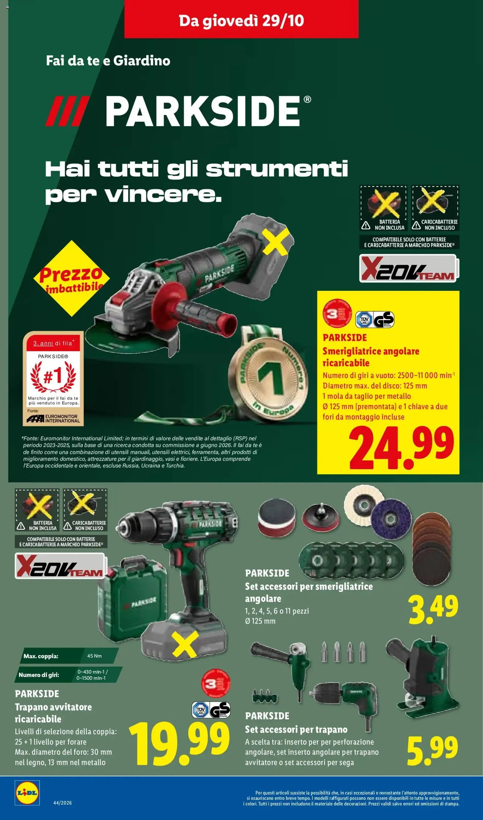 LIDL La convenienza Deluxe a prezzi imbattibili. da 29 ottobre a 4 novembre di 2026 - Pagina del volantino 32