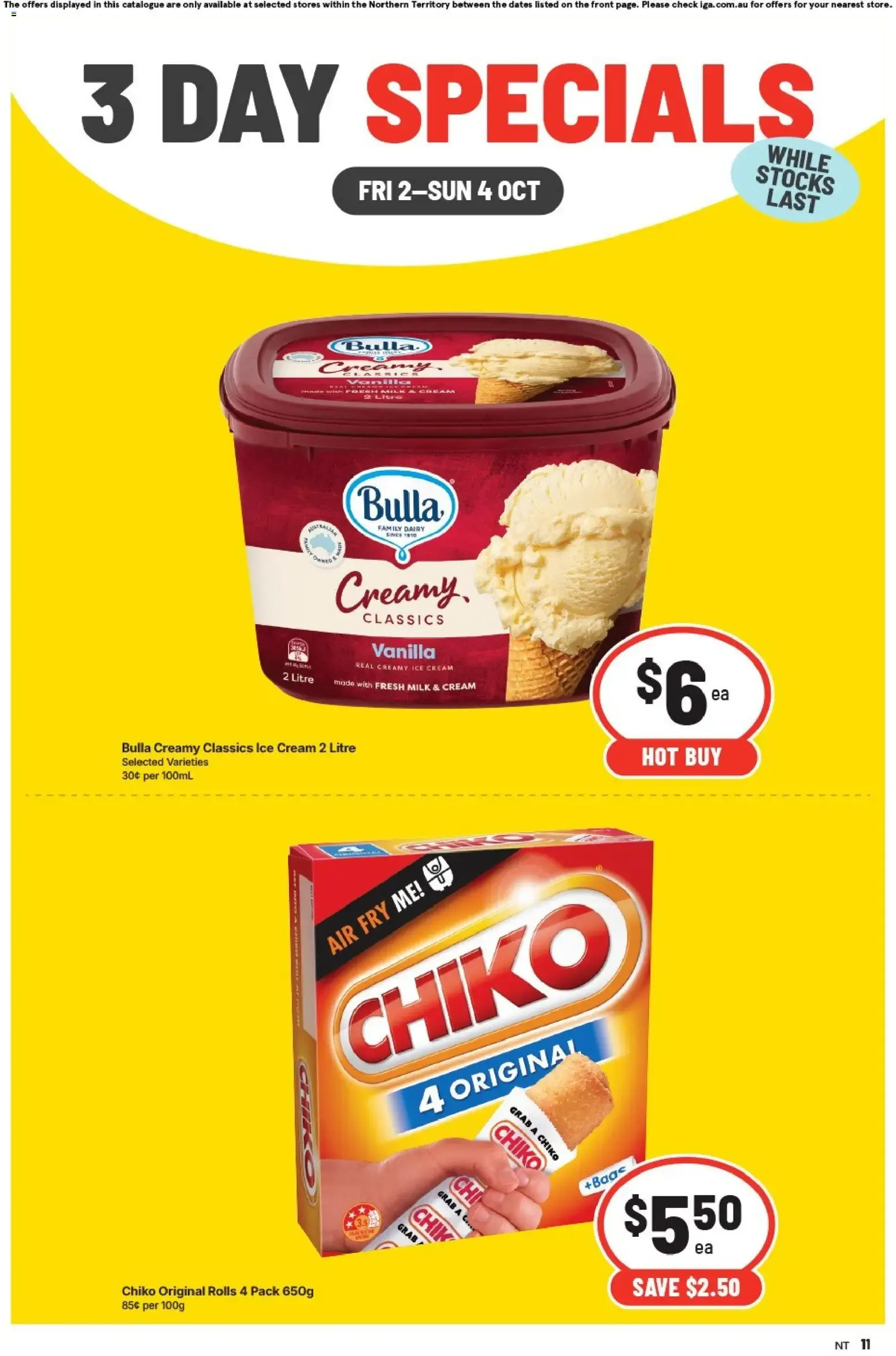3 DAY SPECIALS - Catalogue valid from 2 October to 4 October 2026 - page 3
