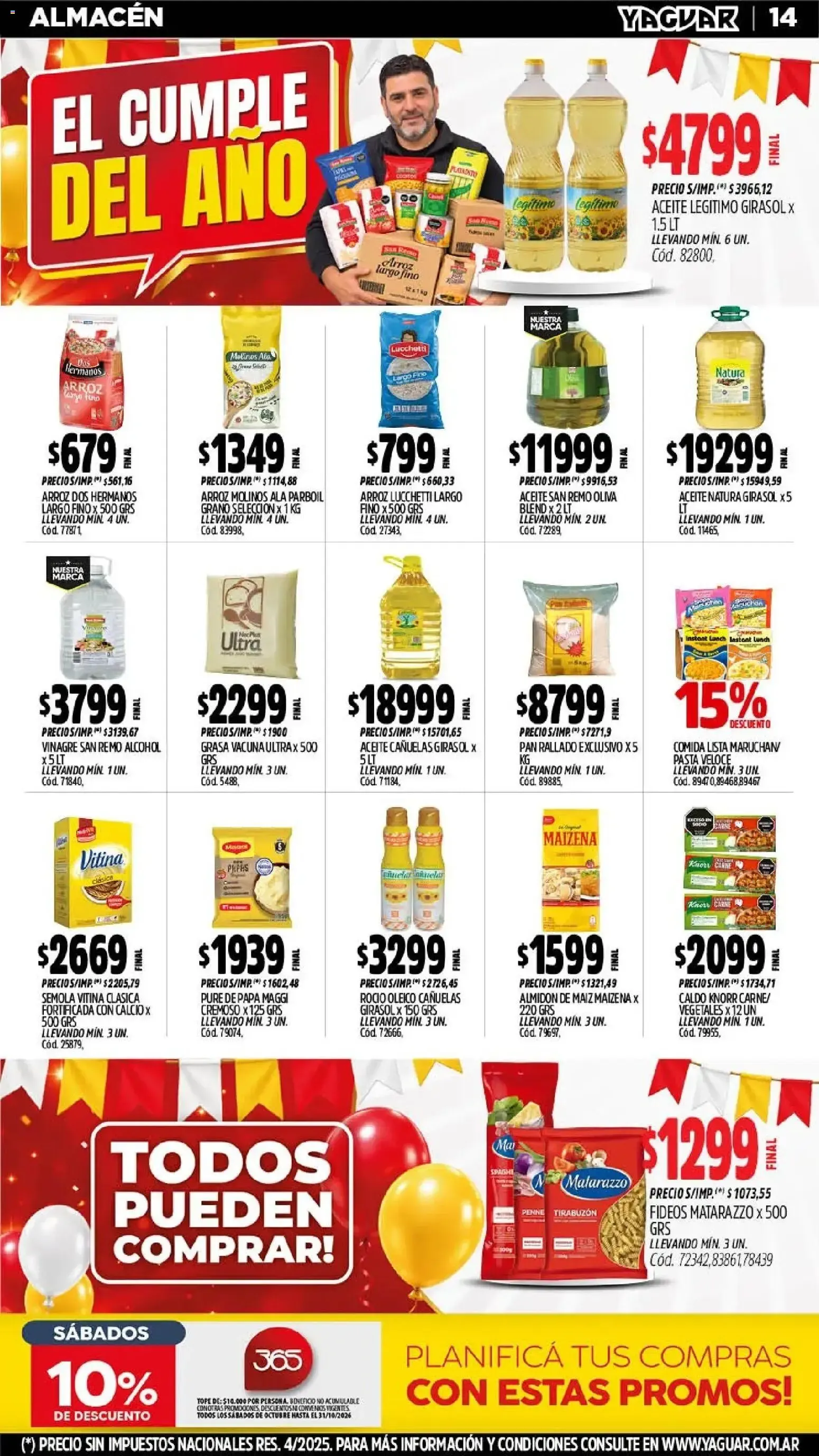 Ofertas de Yaguar - Oferta Semanal General Roca del 05/10/2026 - 10/10/2026 5 de octubre al 10 de octubre 2026 - Página 12 del catálogo